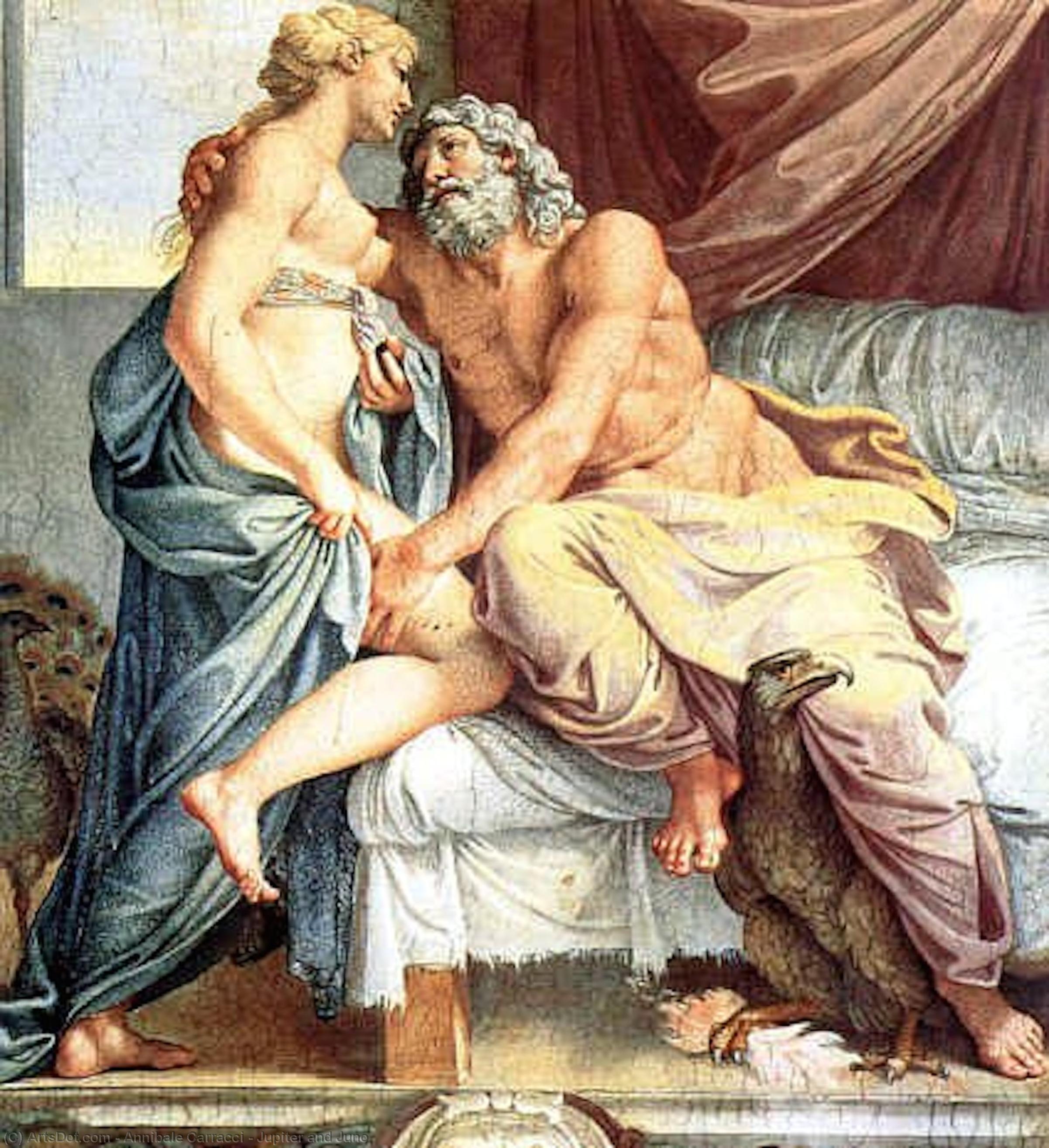 Jupiter And Juno — Annibale Carracci