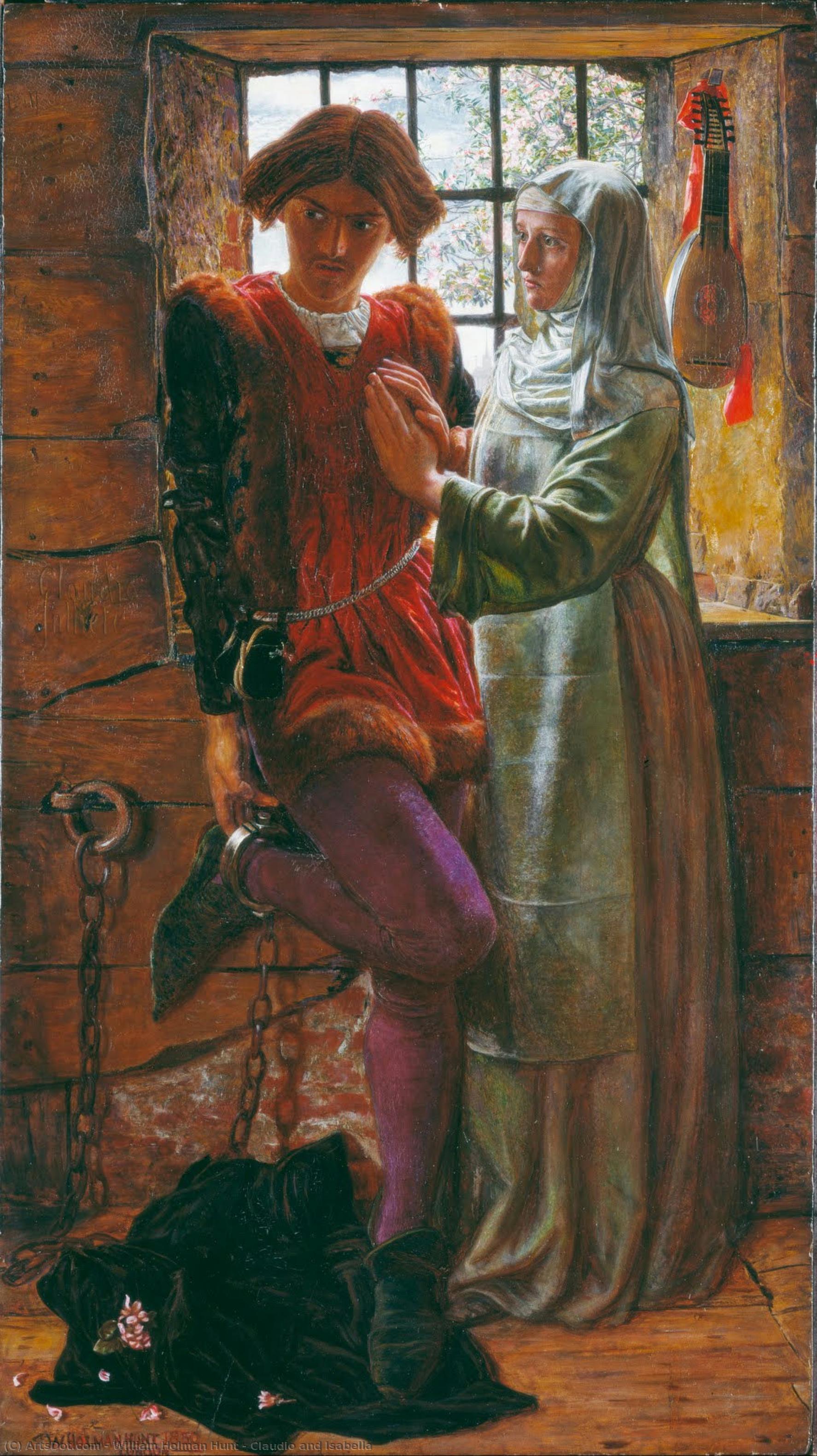 Claudio E Isabella — William Holman Hunt