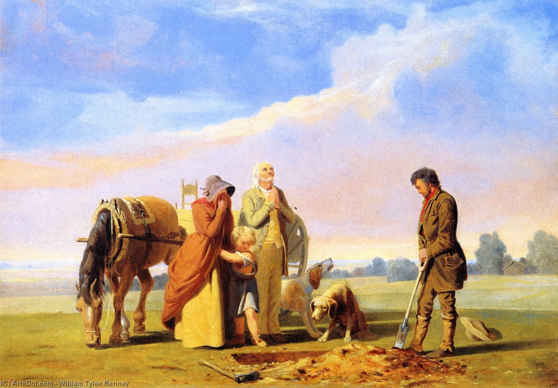 Prairie Burial — William Tylee Ranney