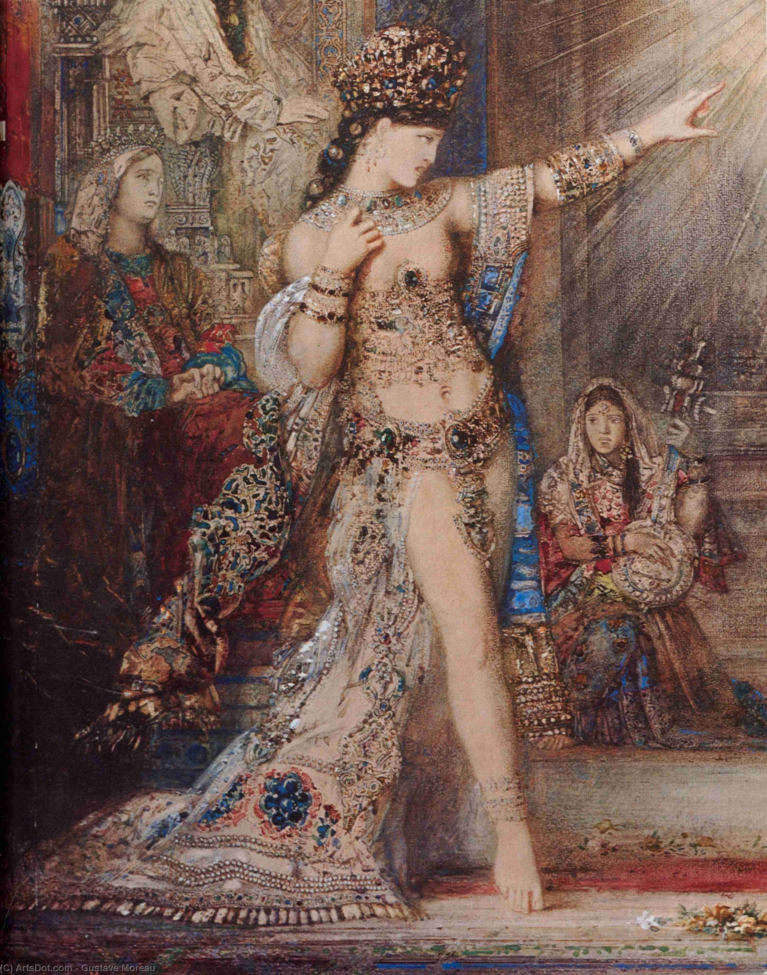 Густав Морео - the apparition (detail)