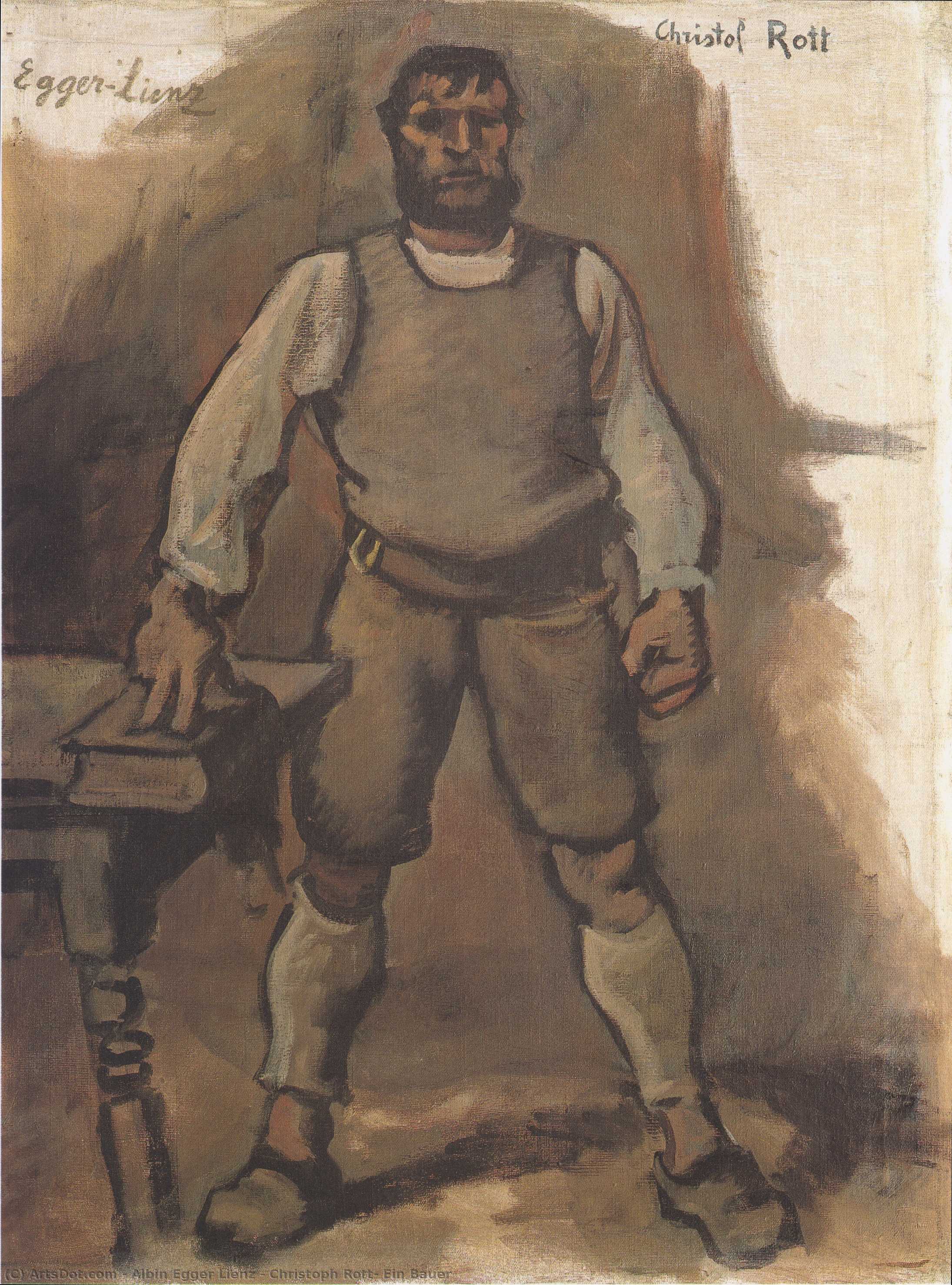 Christoph Rott, Ein Bauer — Albin Egger-lienz