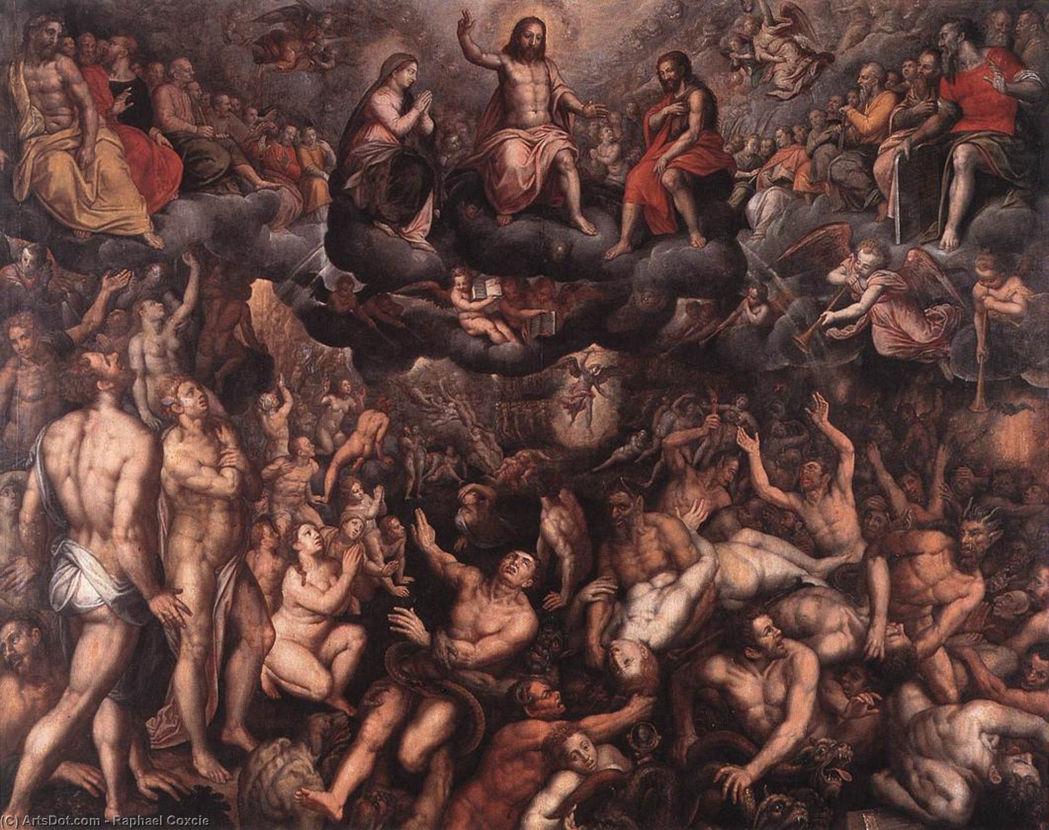Raphael Coxcie - Last Judgment