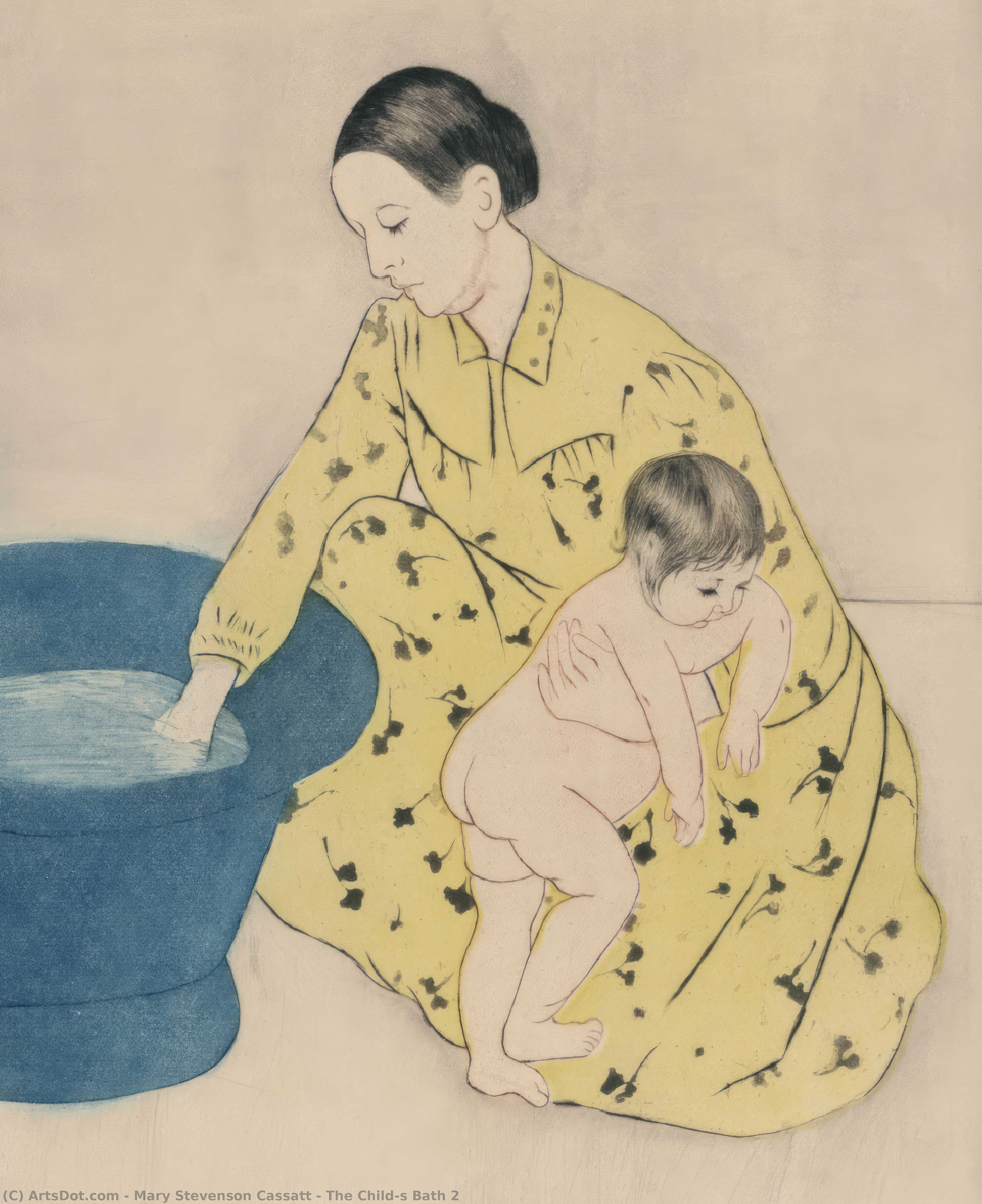 Mary Stevenson Cassatt - The Child's Bath 2
