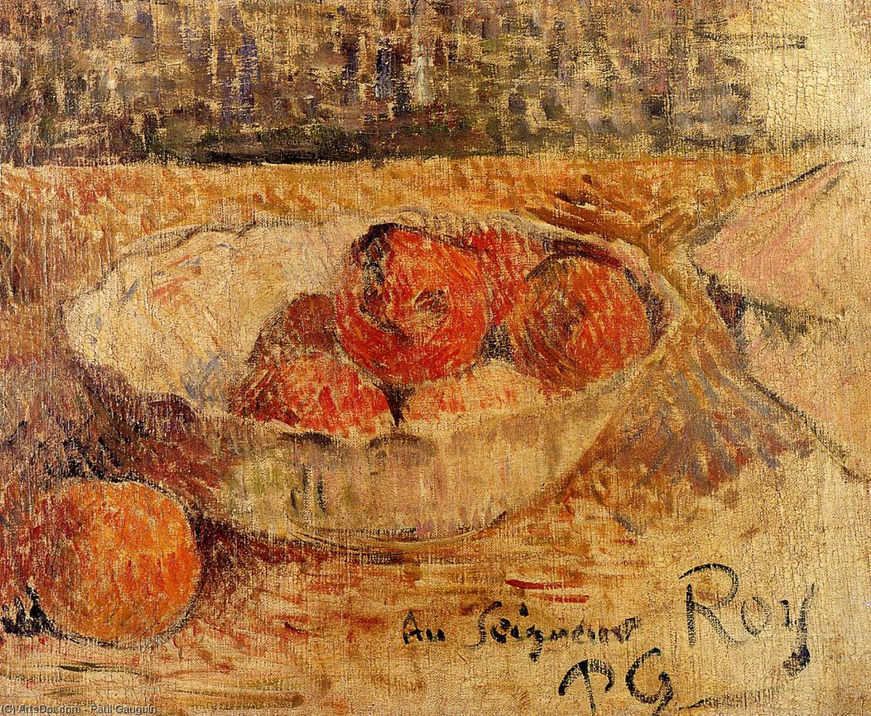 Paul Gauguin - Fruit in a bowl