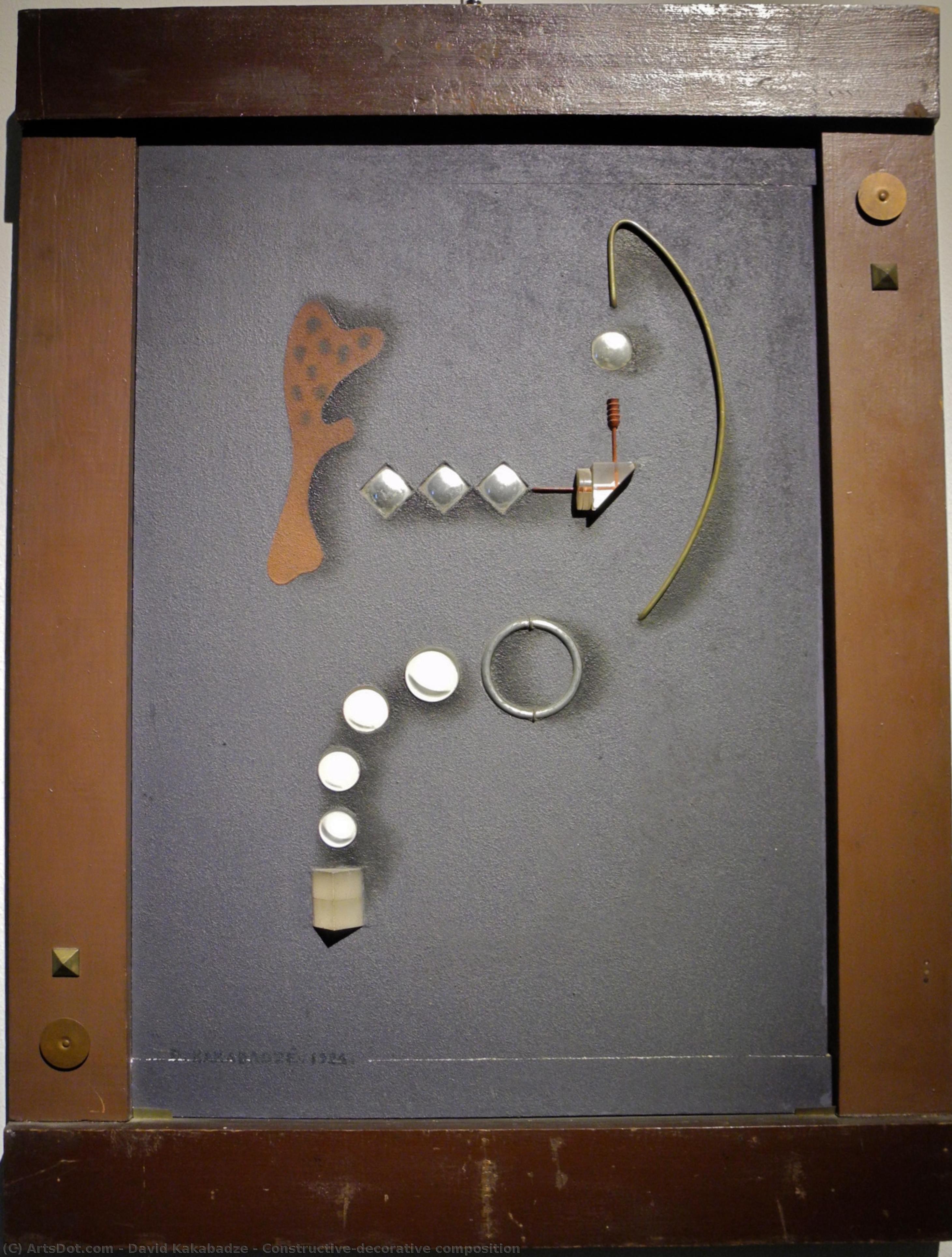David Kakabadze - Constructive-decorative composition
