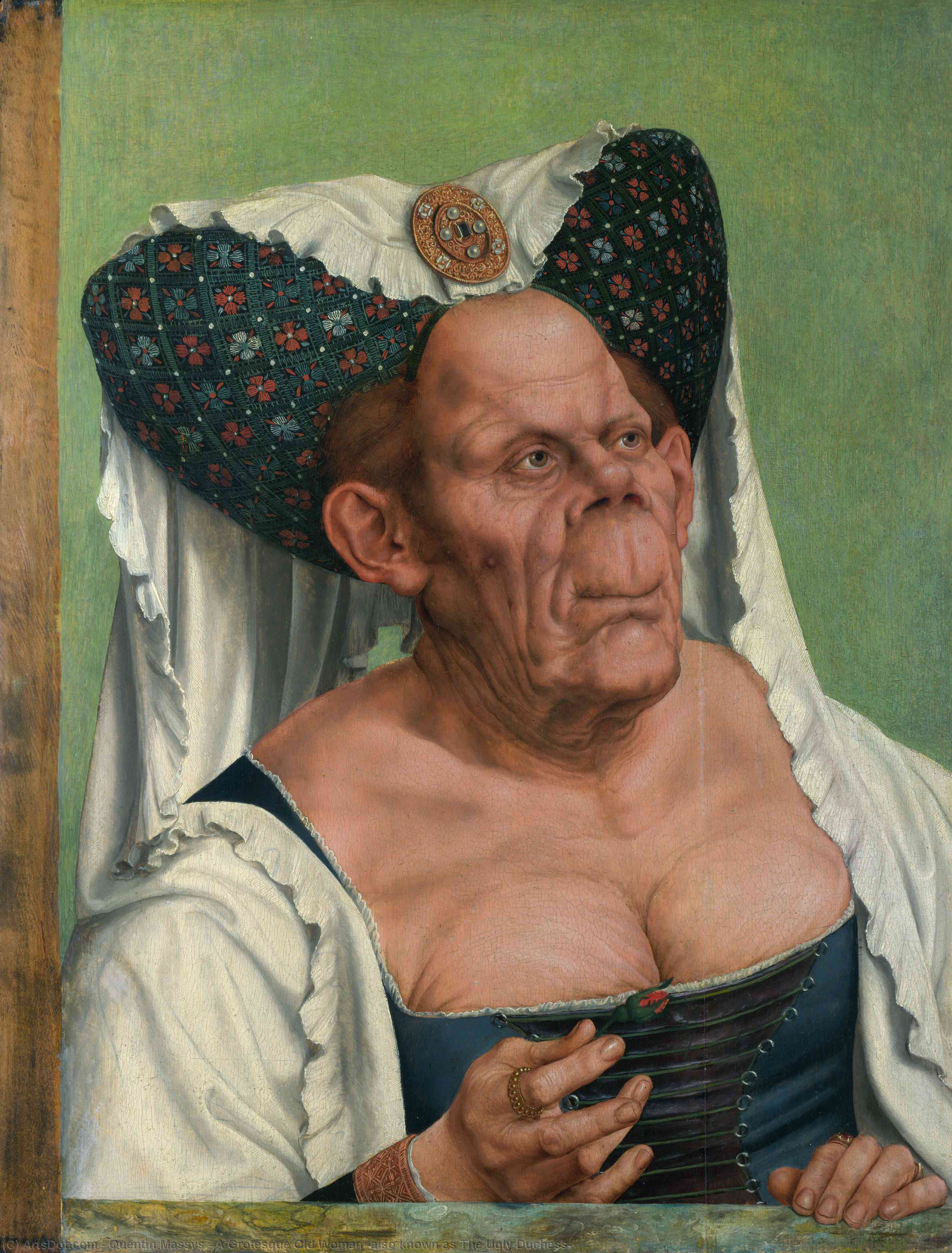 Una Vecchia Grottesca (conosciuta Anche Come La Brutta Duchessa) — Quentin Massys