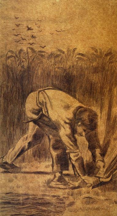 Reaper Con Sickle — Vincent Willem Van Gogh