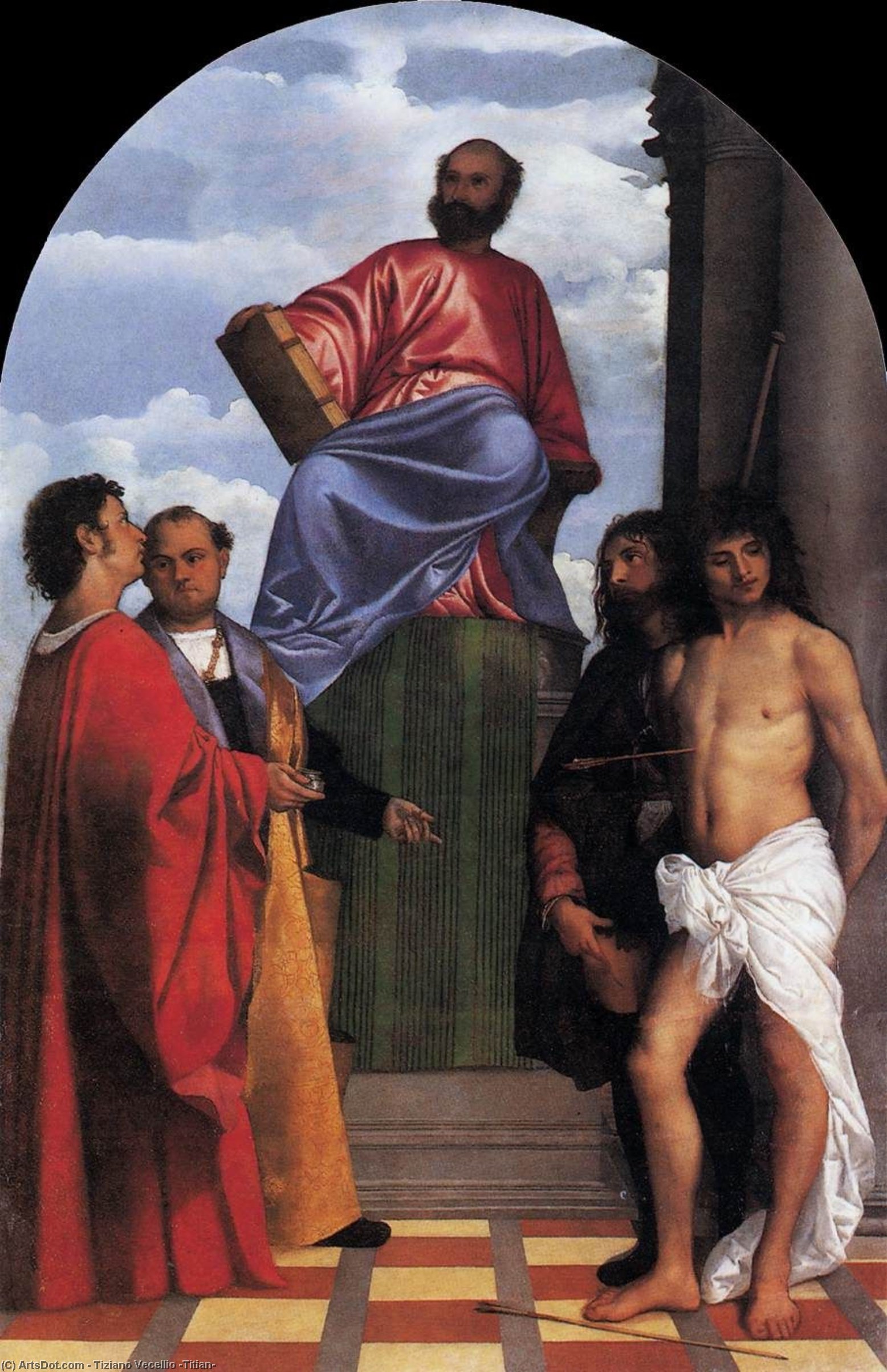 St Mark Enthroned With Saints — Titaani