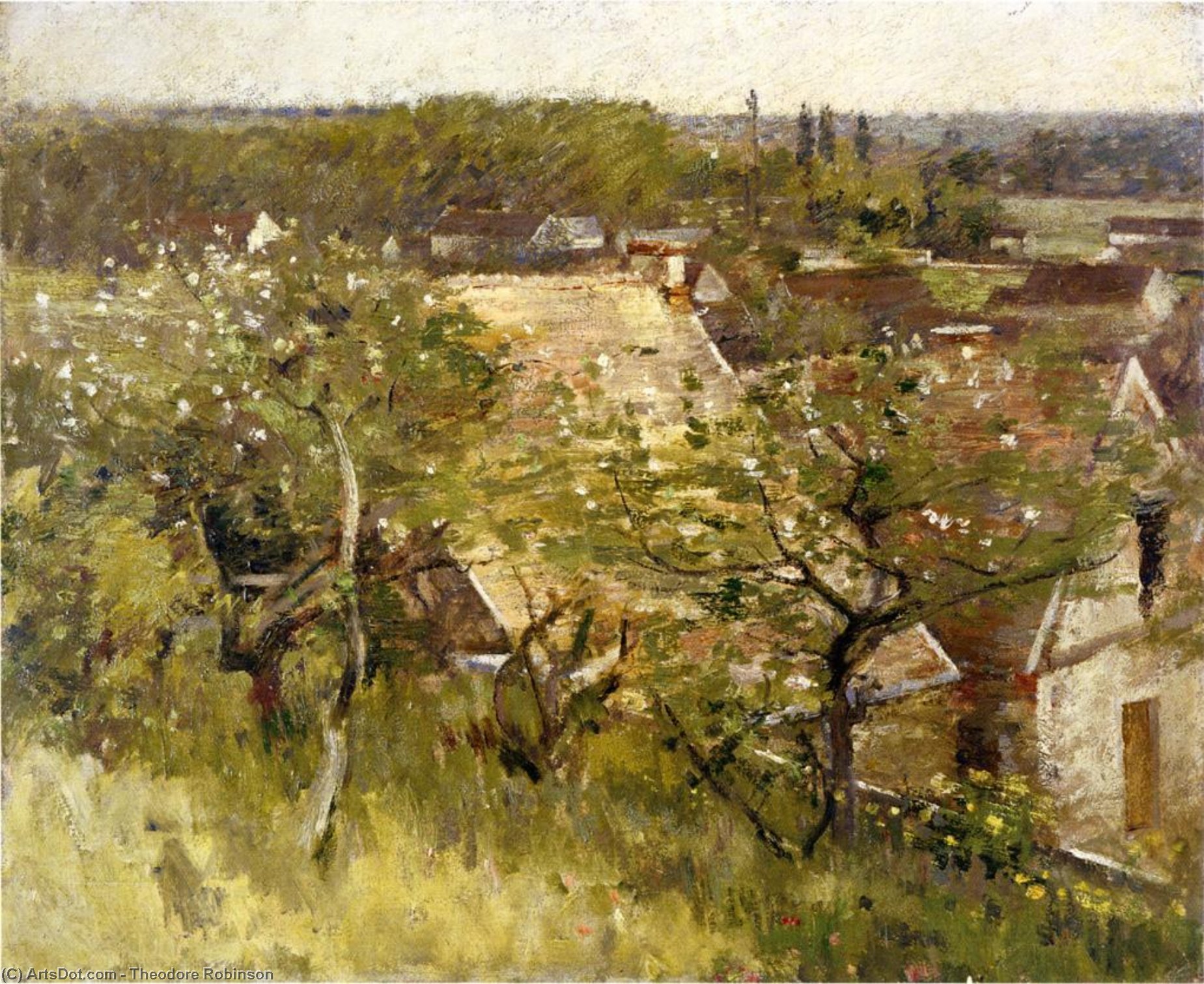 Theodore Robinson - In the Orchard