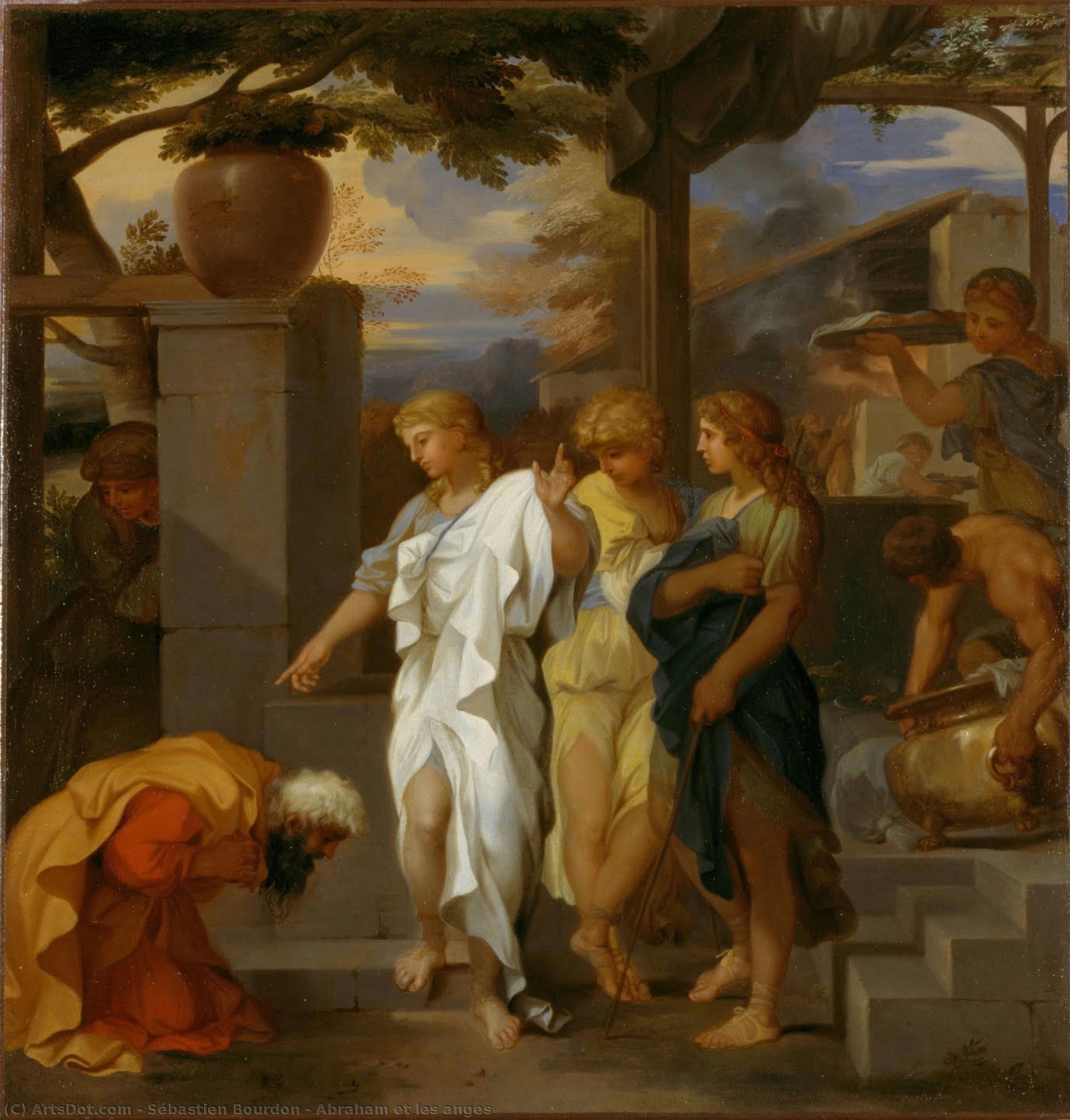 Sébastien Bourdon - Abraham et les anges