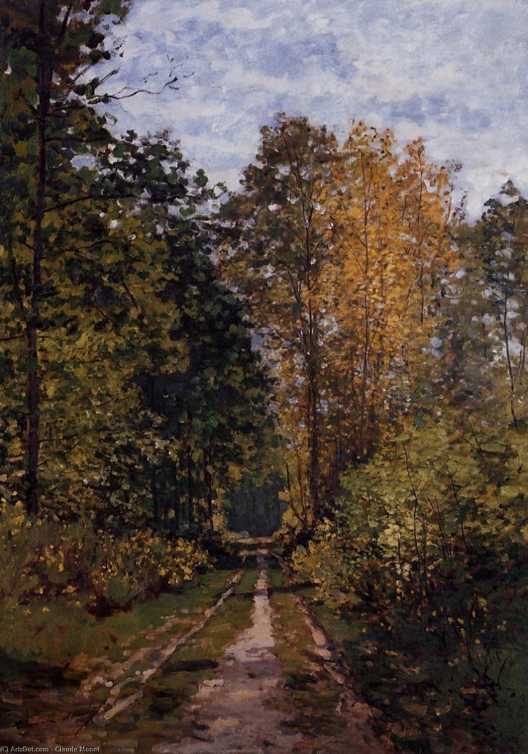 Path In The Forest — Claude Monet