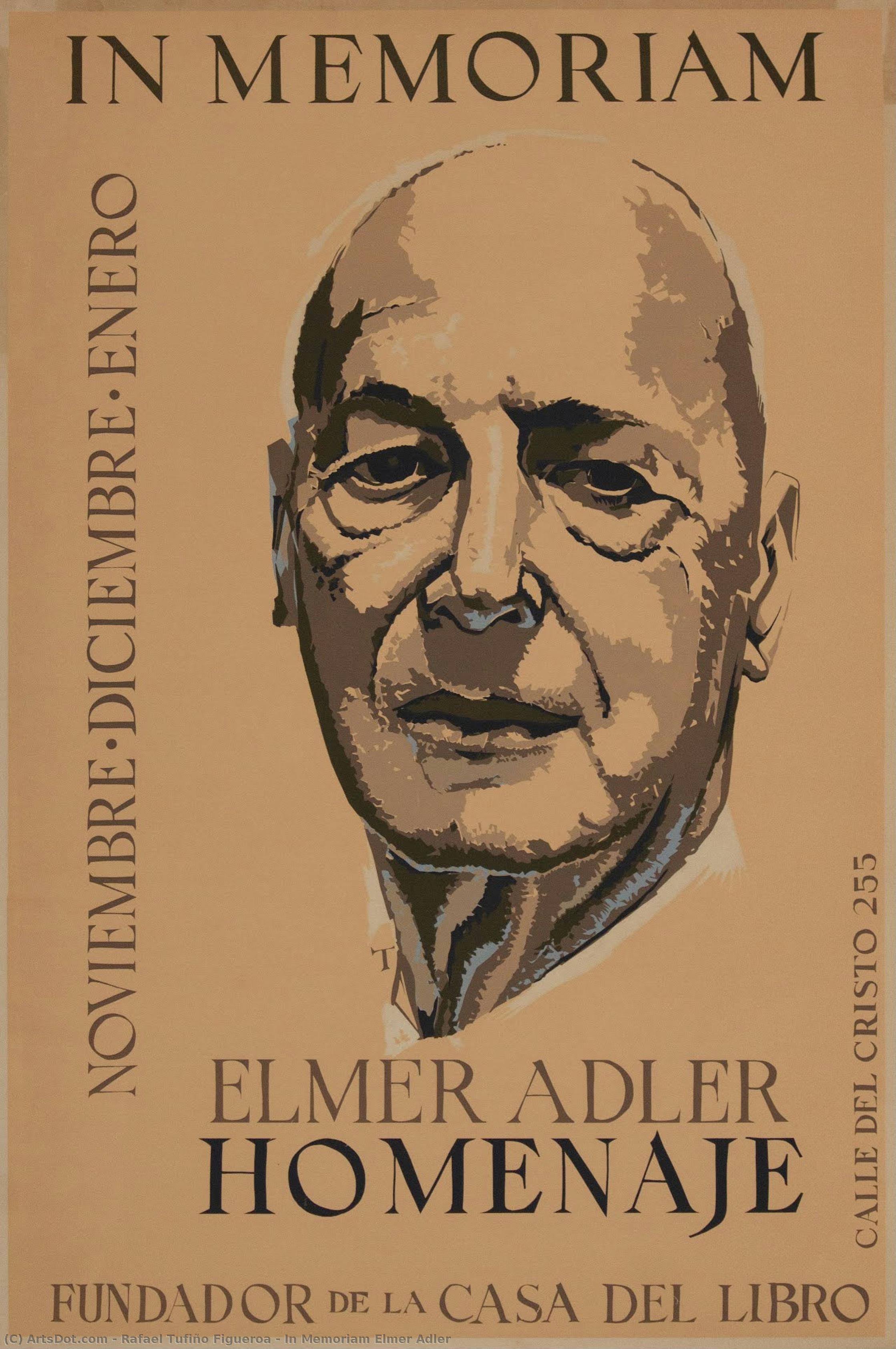 In Memoriam Elmer Adler — Rafael Tufiño Figueroa
