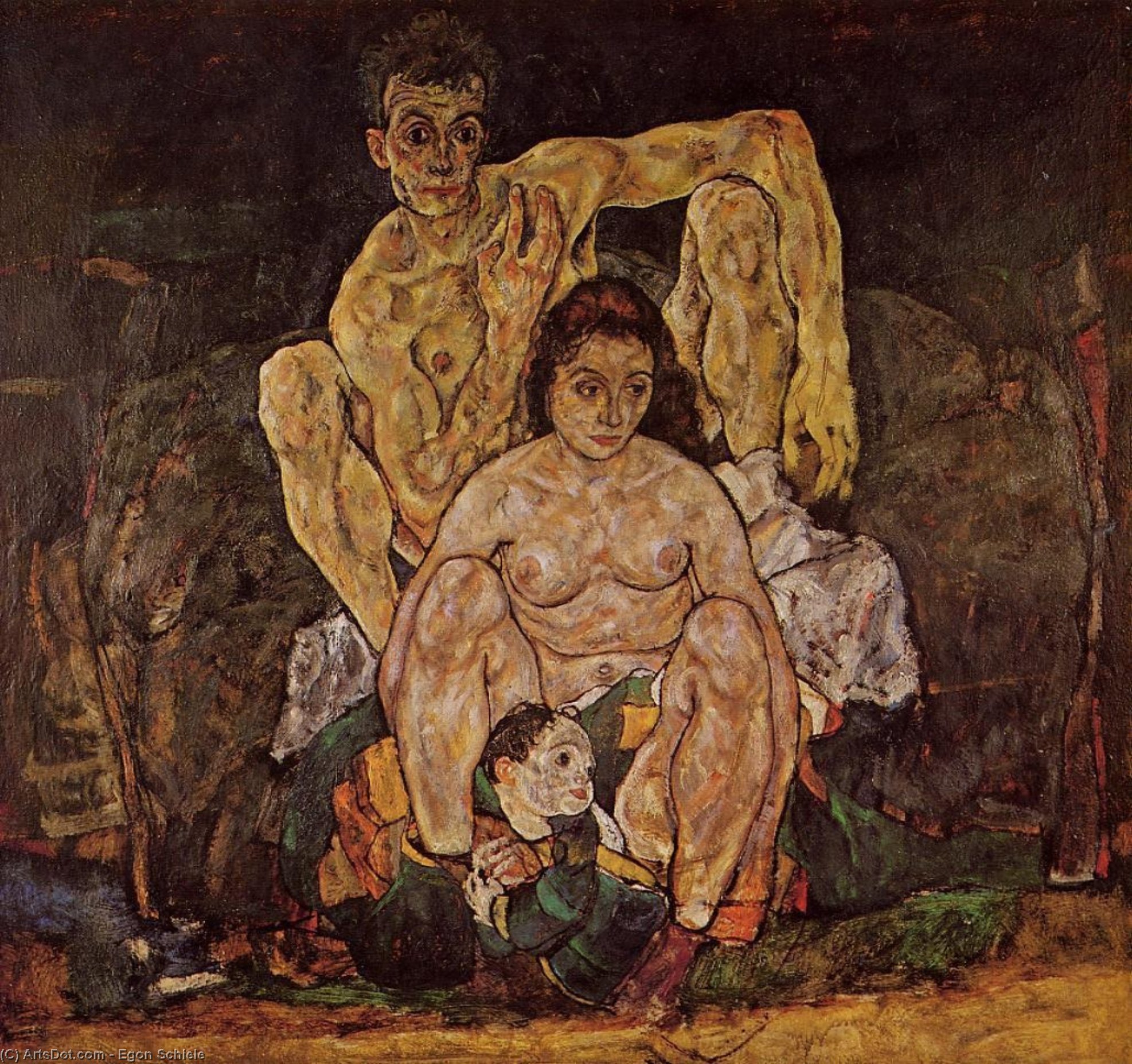 Egon Schiele - La Famille