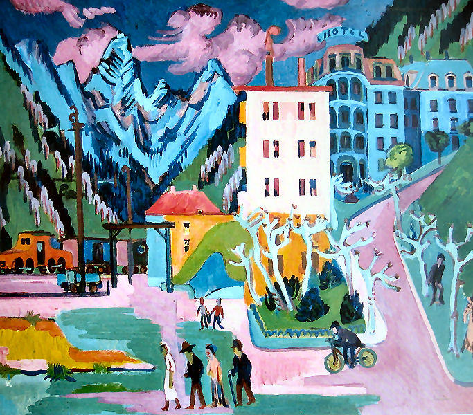 Station In Davos — Ernst Ludwig Kirchner