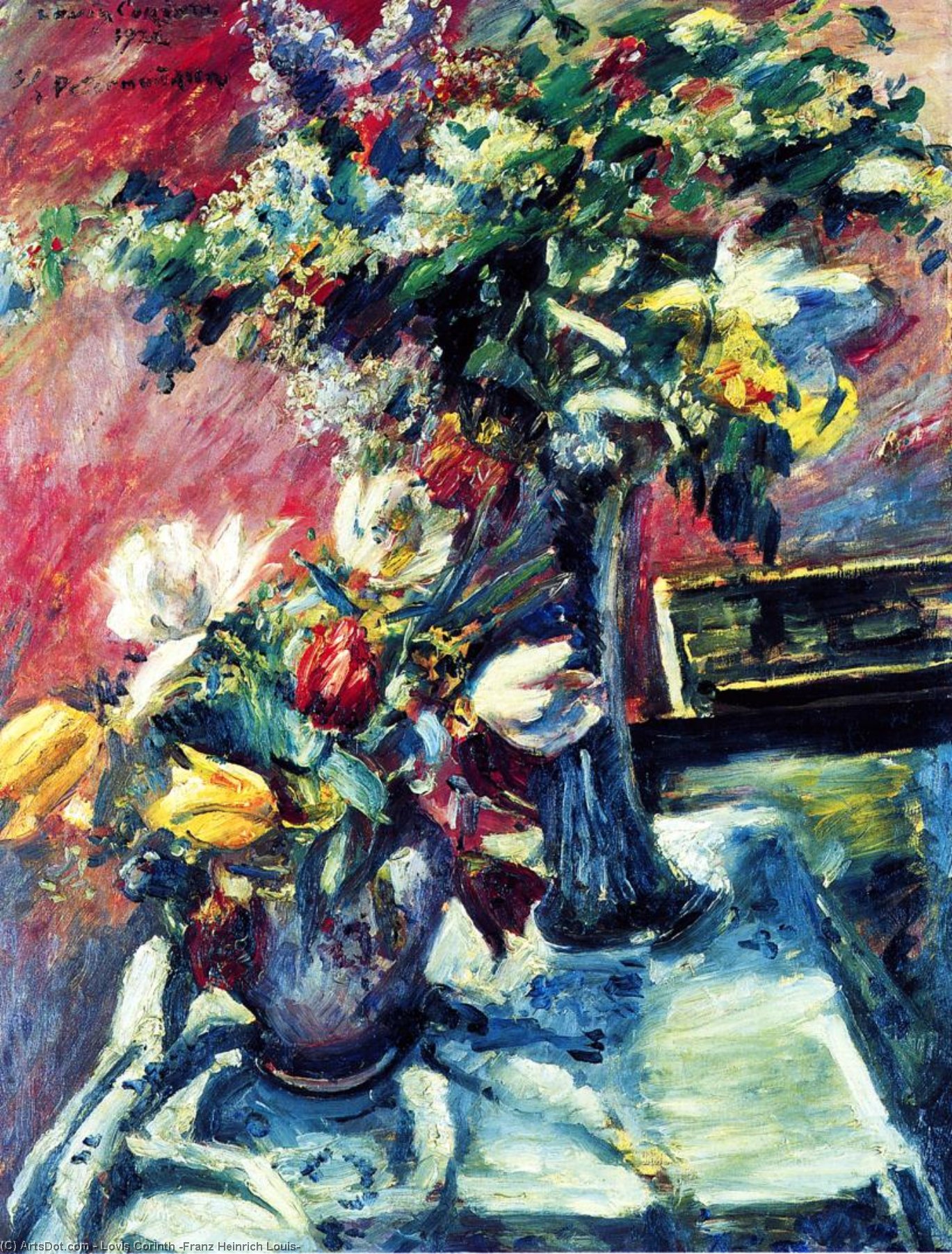 Lillà E Tulipani — Lovis Corinth