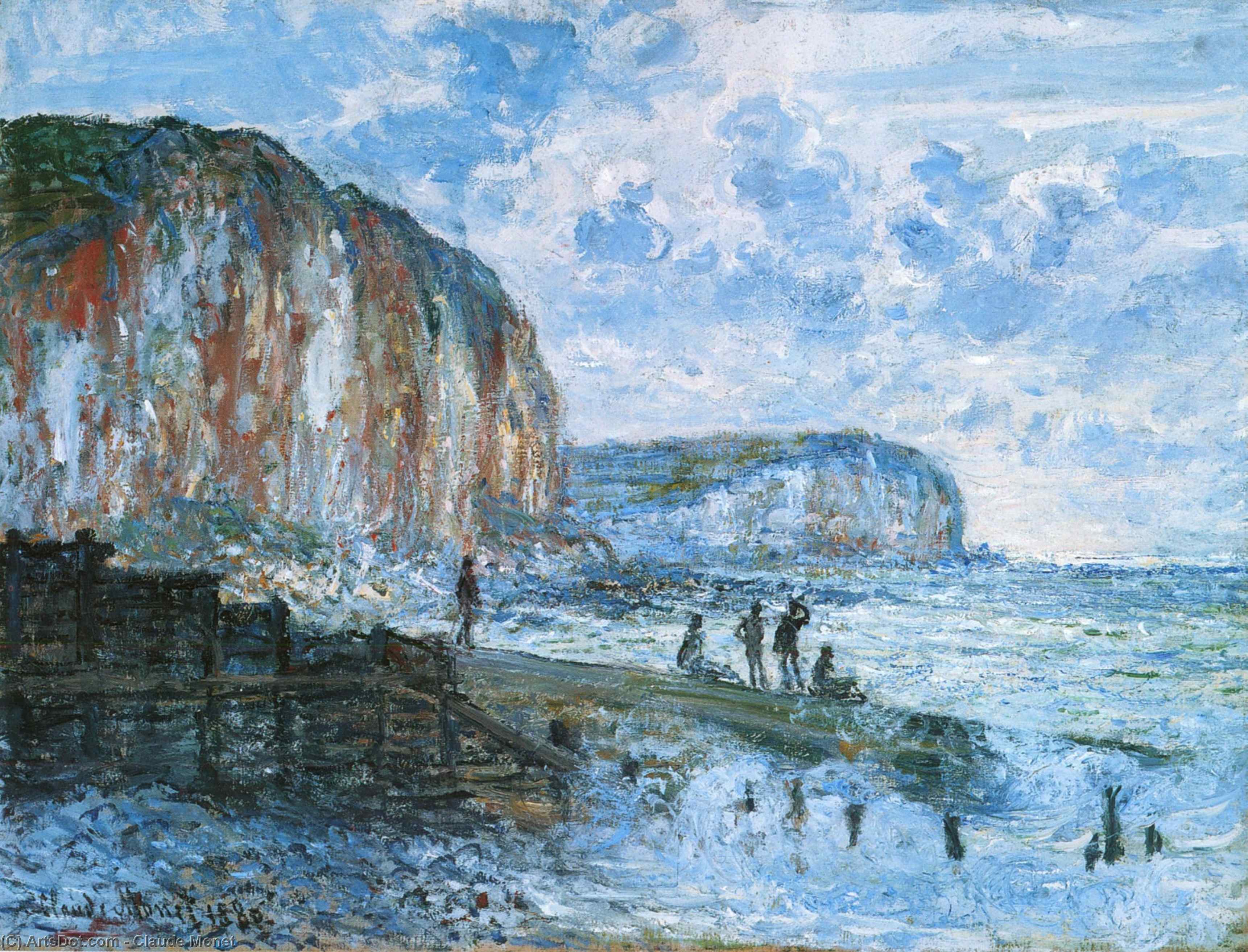 Claude Monet - Útesy Les Petites-Dalles