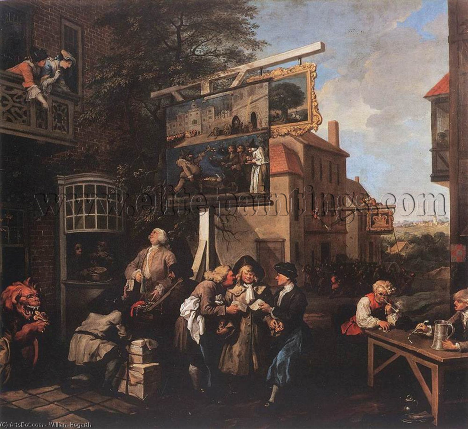 Soliciting Votes — Vilém Hogarth