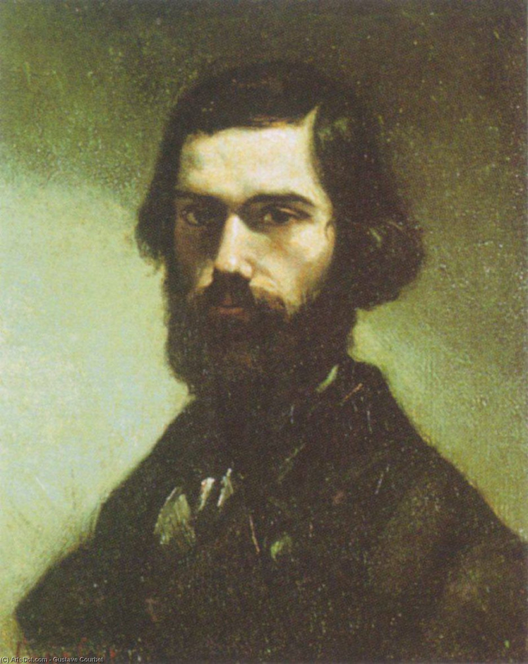 Gustave Courbet - Retrato de Jules Vallès