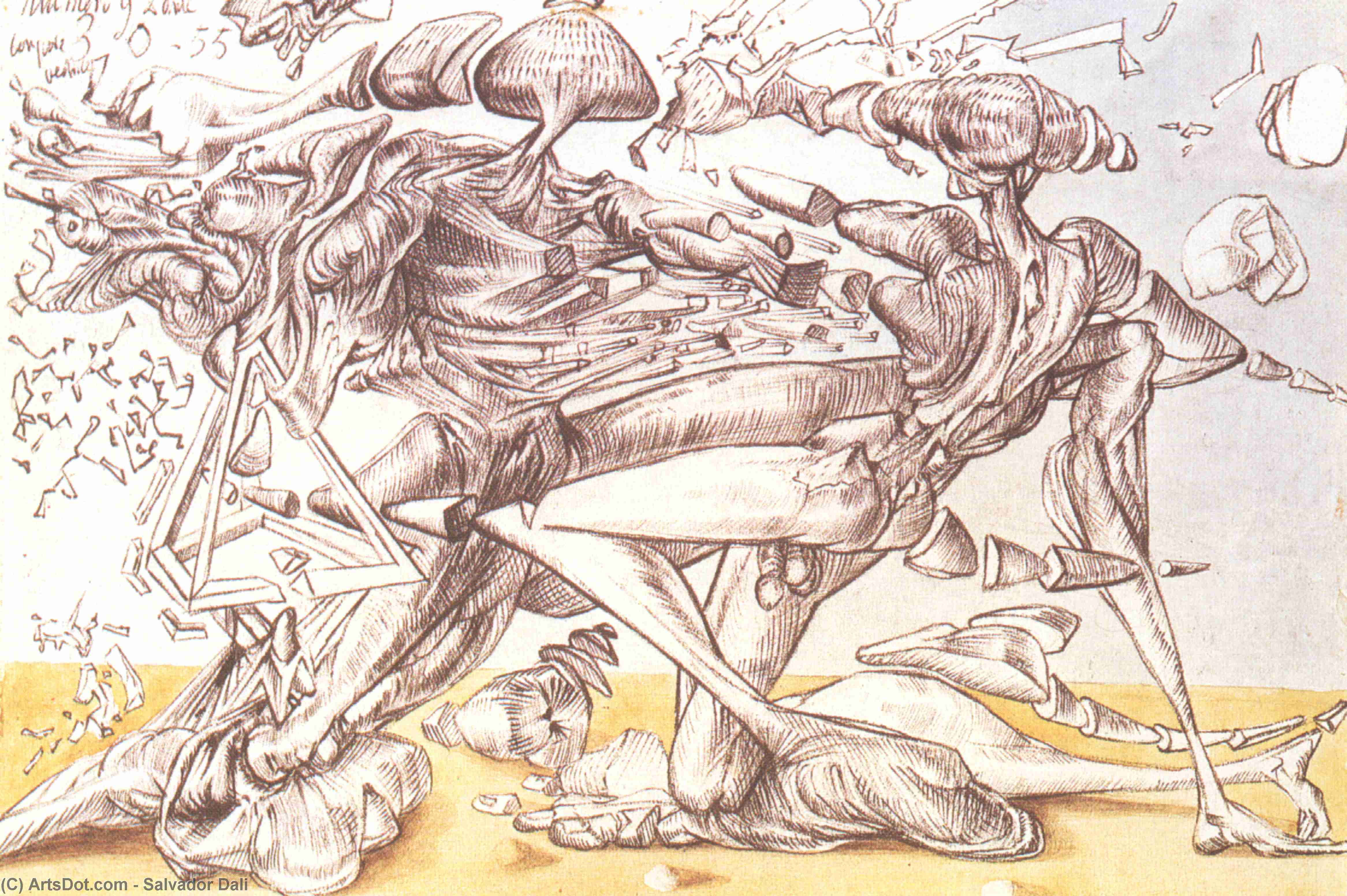 Dali Combat — Salvador Dalí