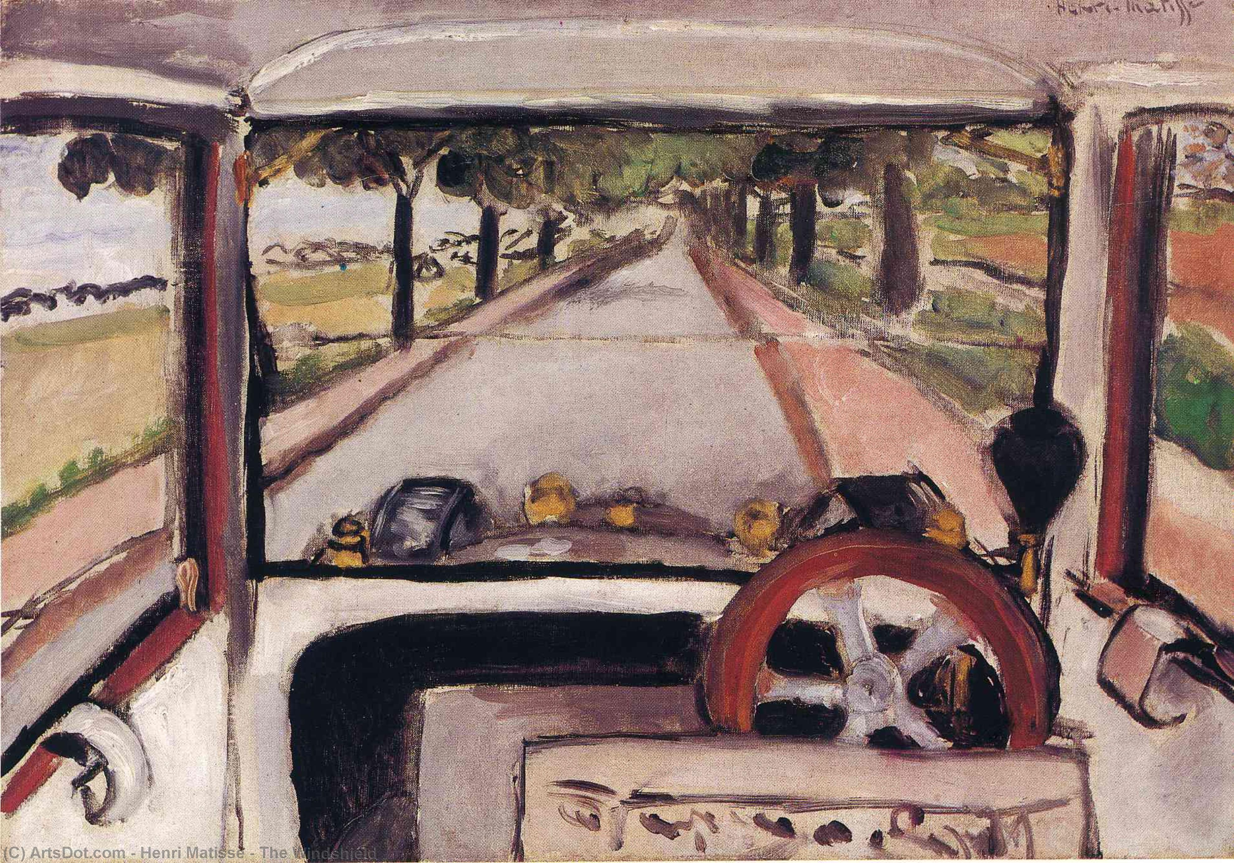 Henri Matisse - The Windshield