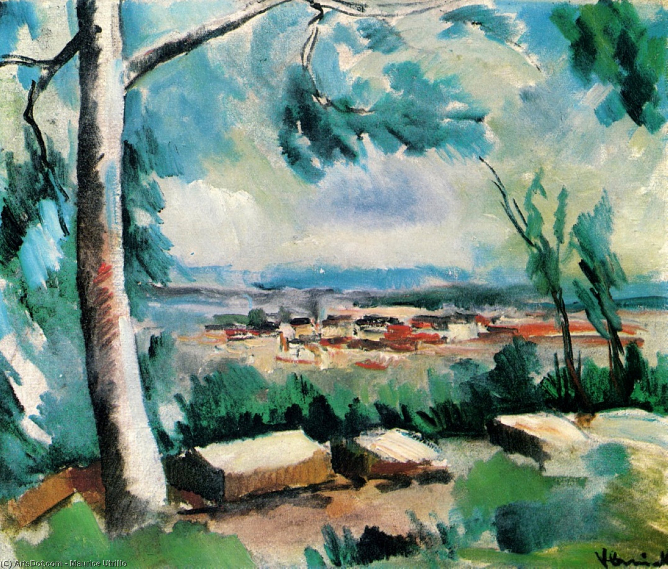 The Village — Mauritius Utrillo