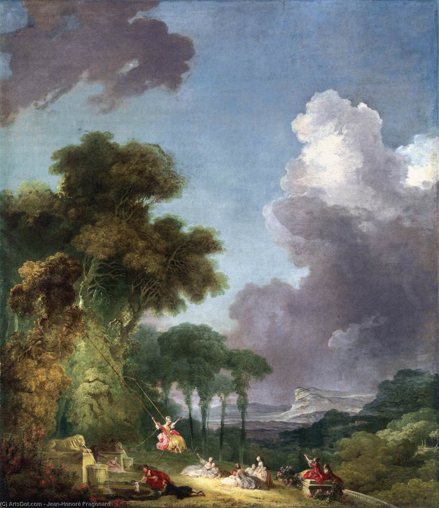 Jean-Honoré Fragonard - Le Bal