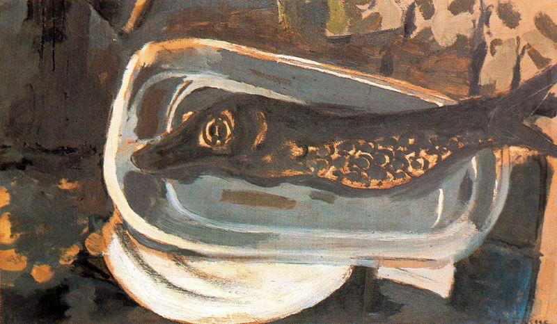 जॉर्ज ब्राक - Still Life With Fish
