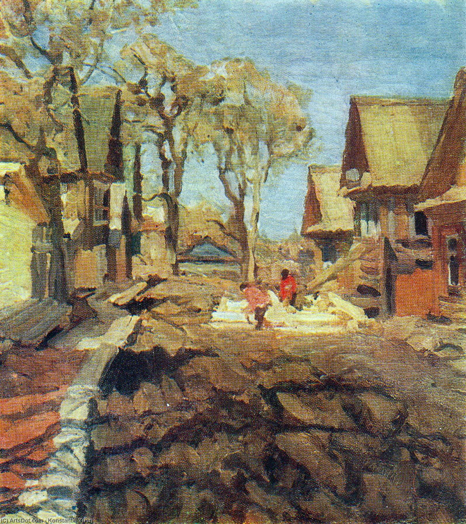 Константин Юон - The Old Elms