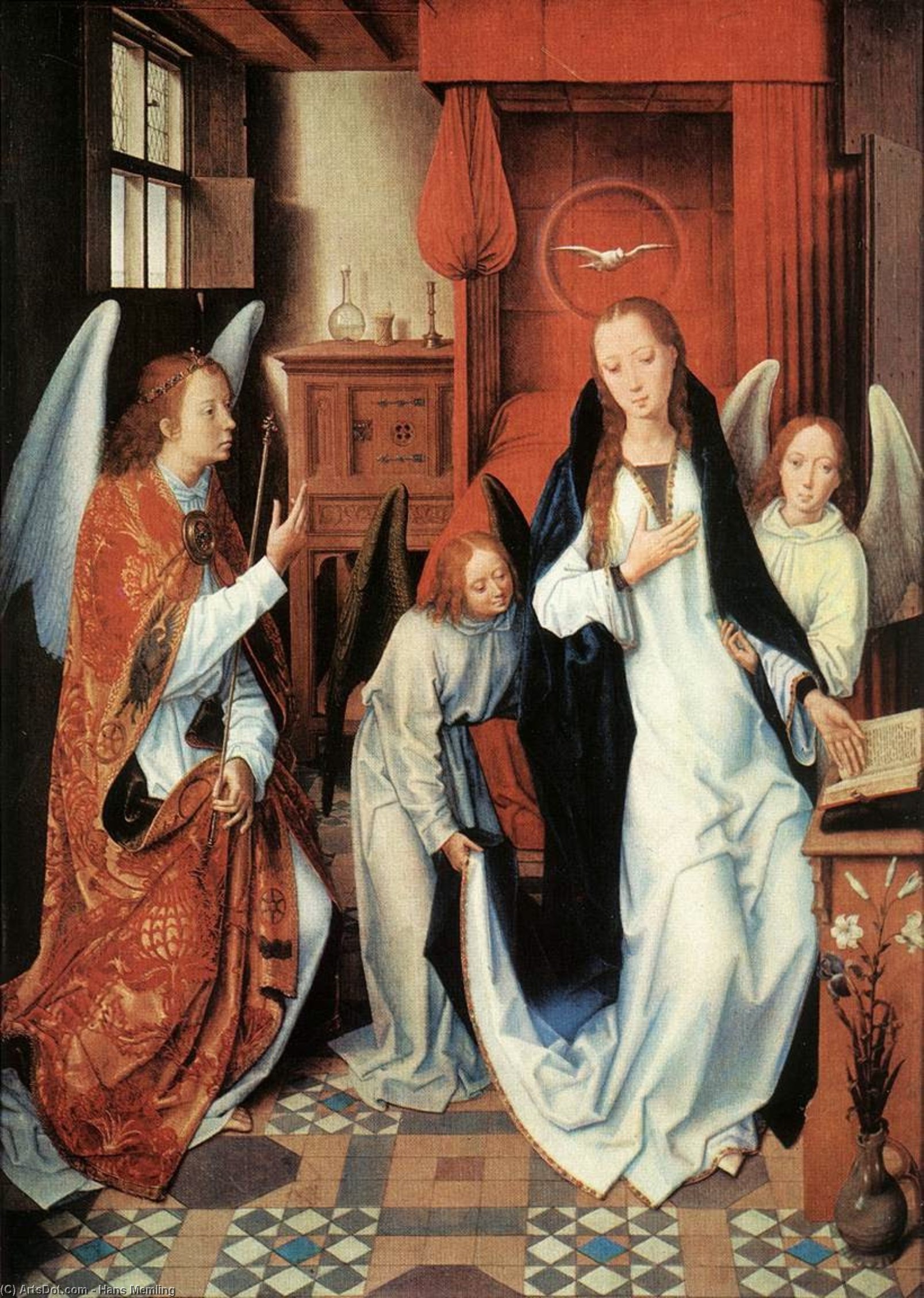 The Annunciation — Ганс Мемлінг