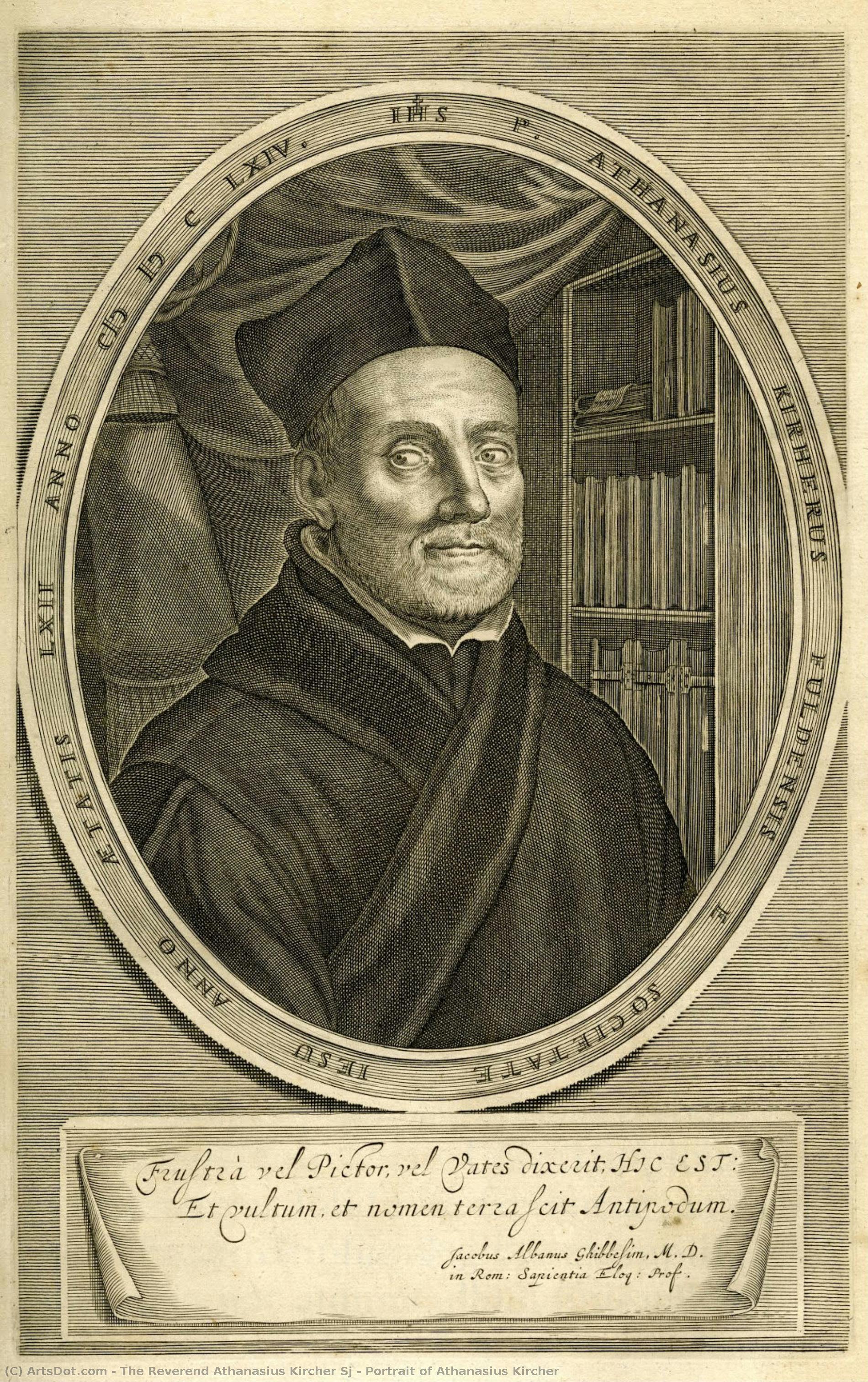 Portrait Of Athanasius Kircher — Athanasios Kircher