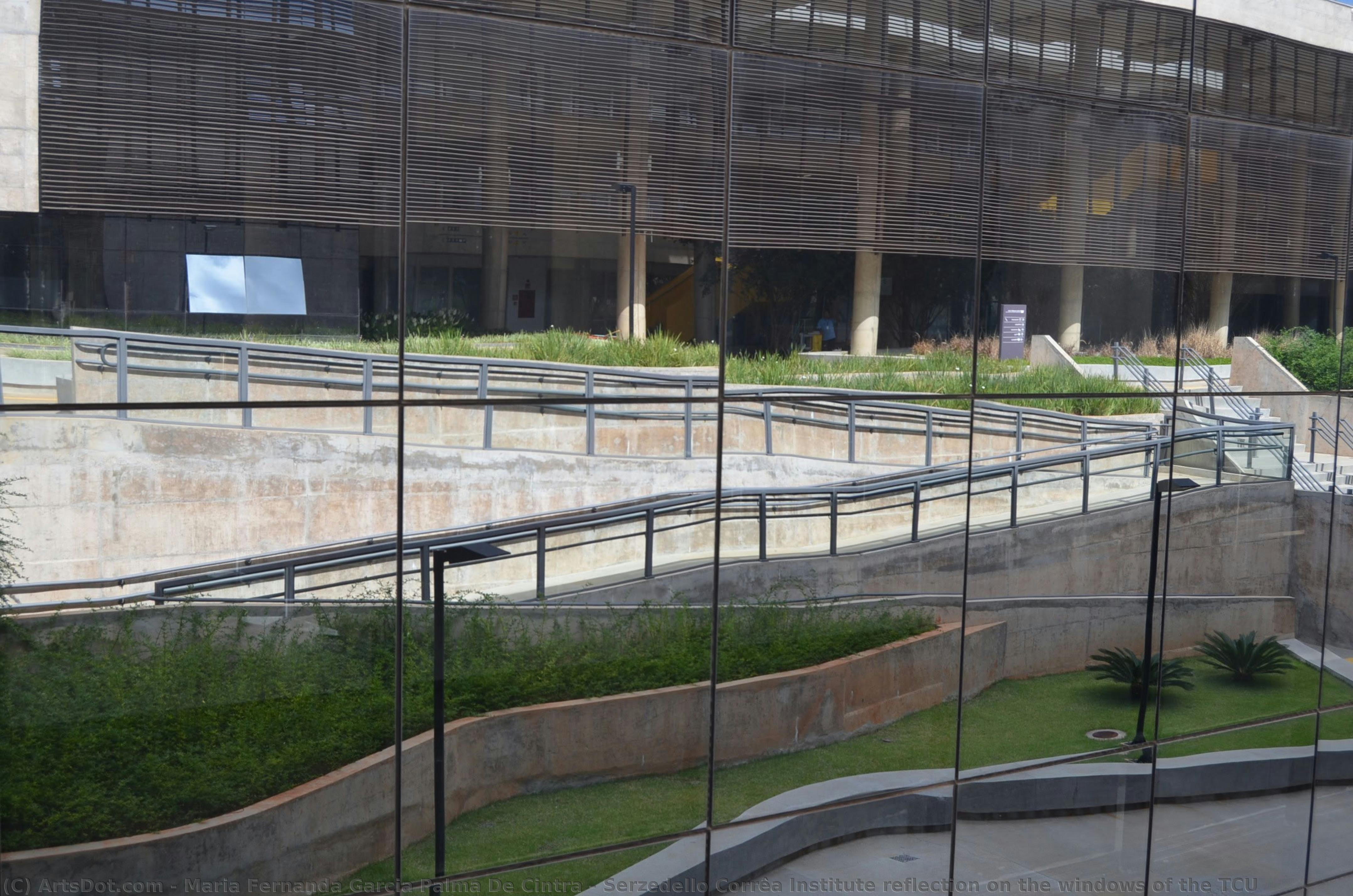 Serzedello Corrêa Institute Reflection On The Windows Of The Tcu — Maria Fernanda Garcia Palma De Cintra