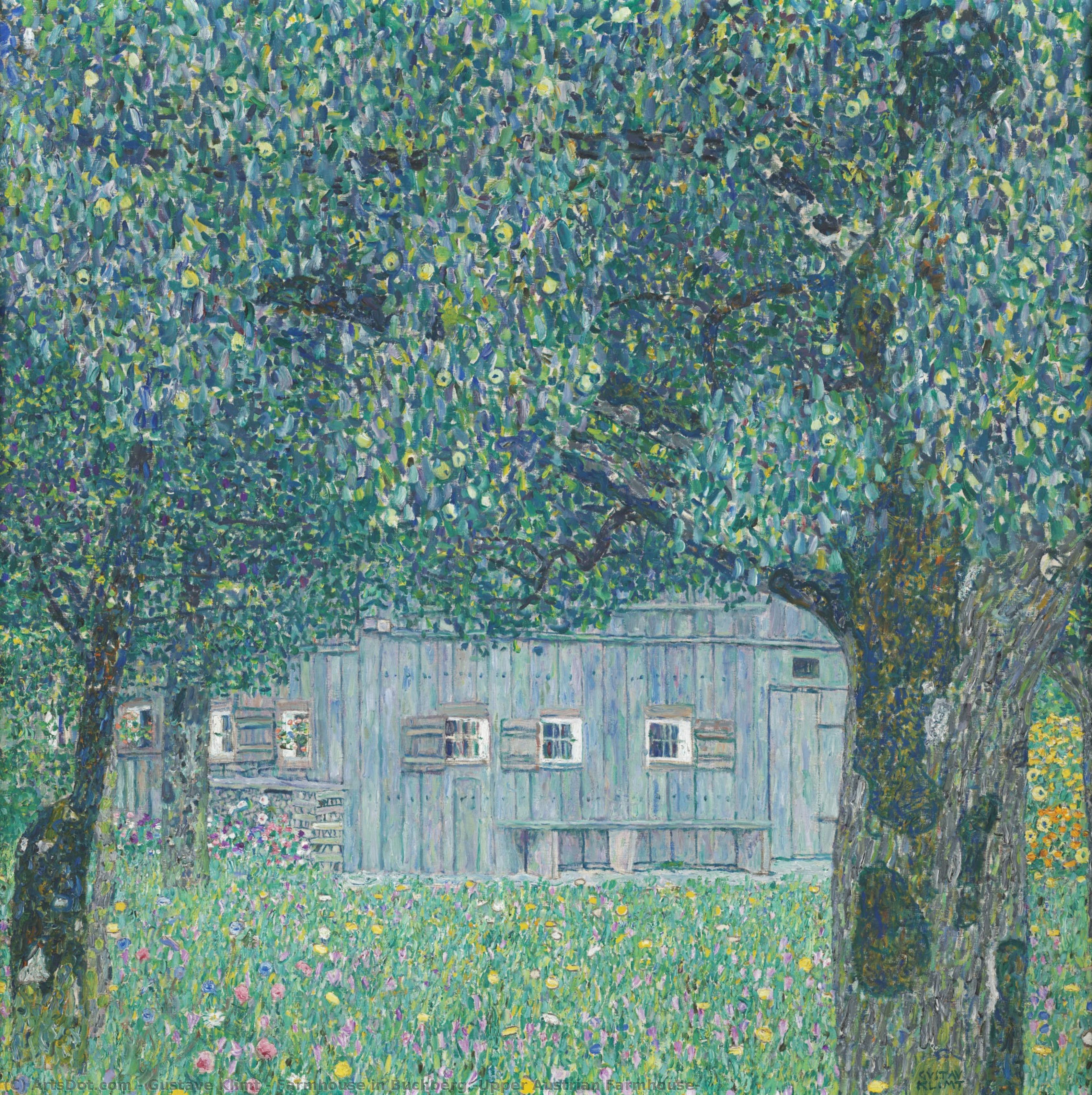 Farmhouse In Buchberg (upper Austrian Farmhouse) — Gustav Klimt