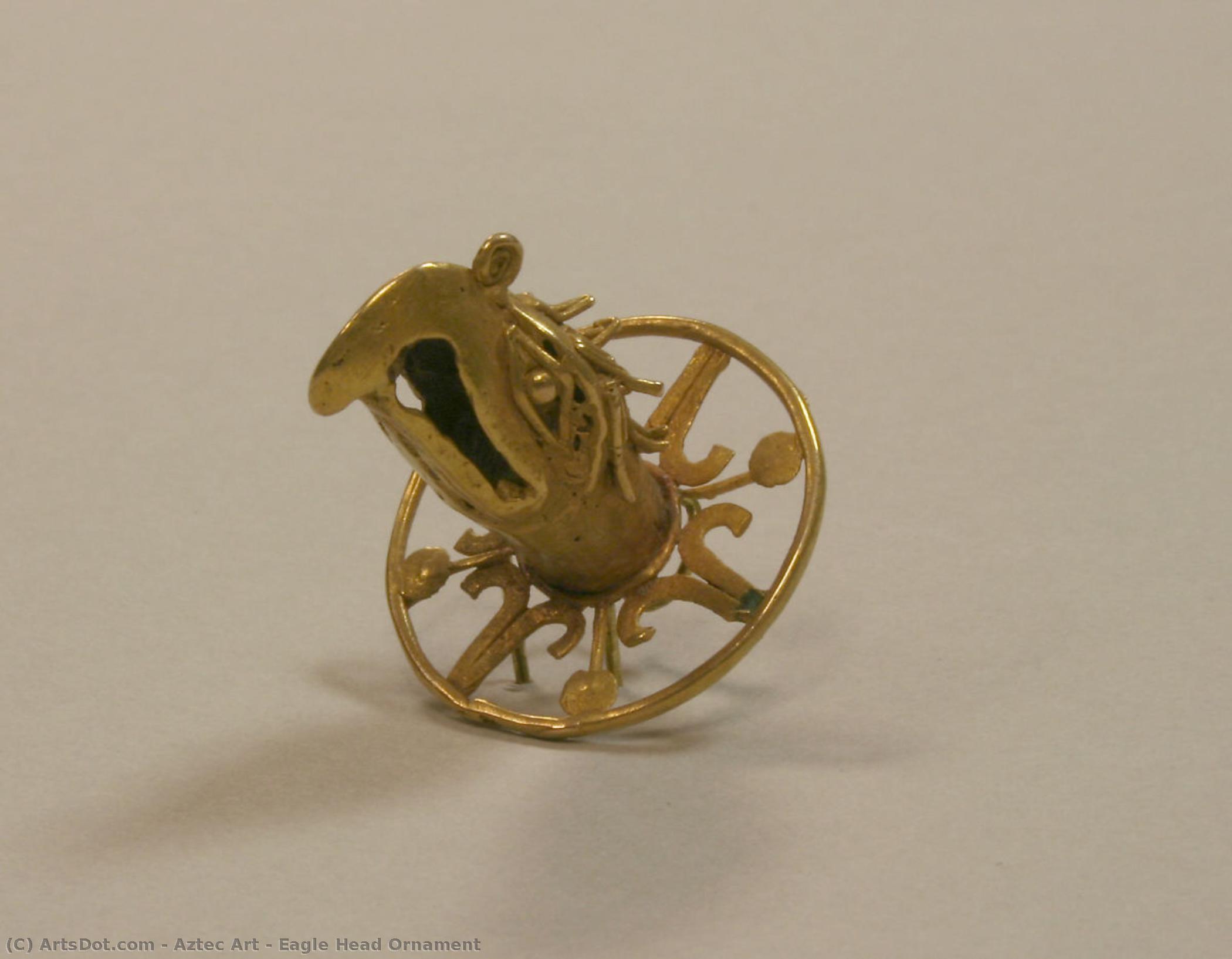 Eagle Head Ornament — Aztecká Říše