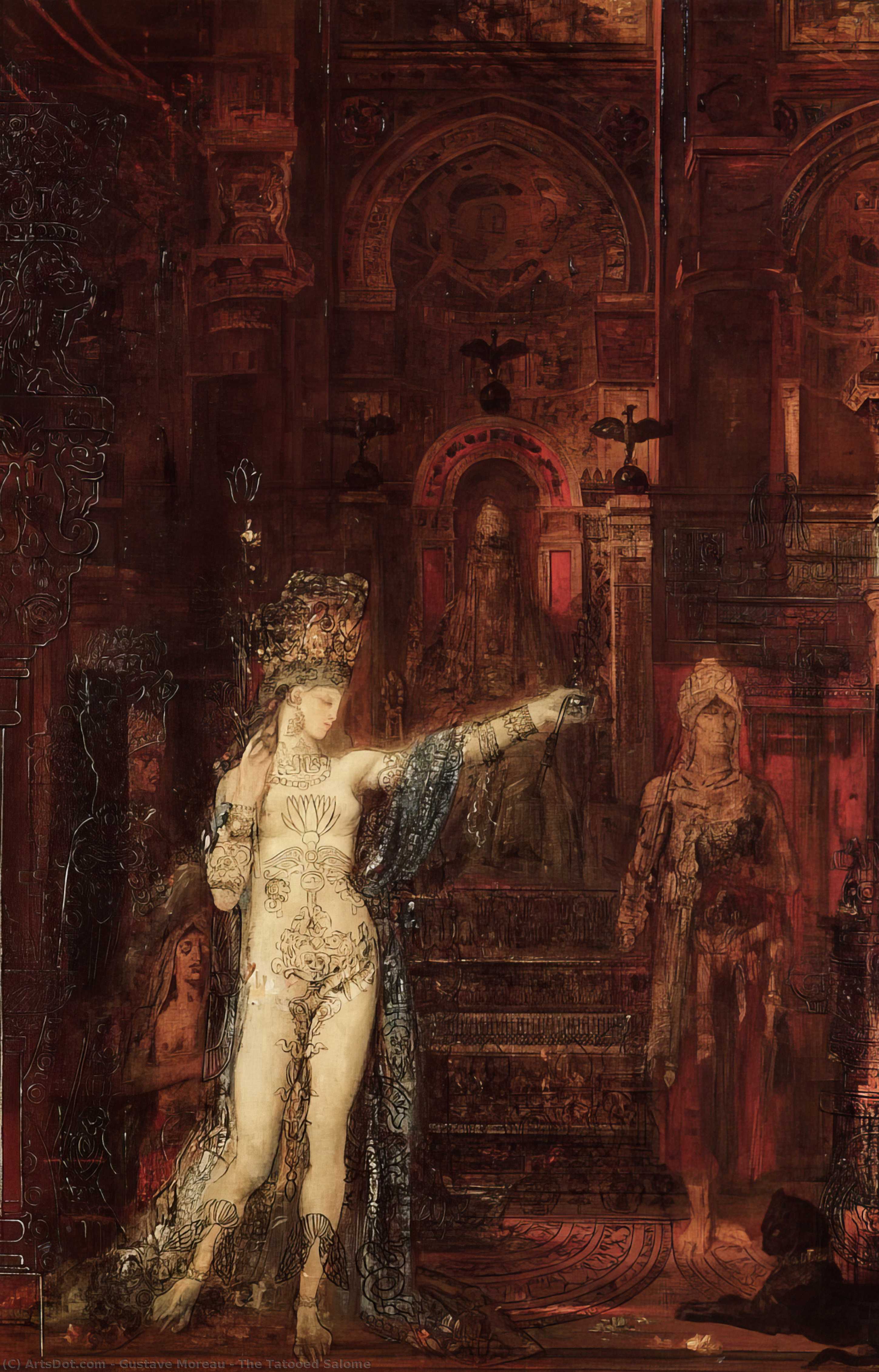 Gustave Moreau - Salomé Tatuada