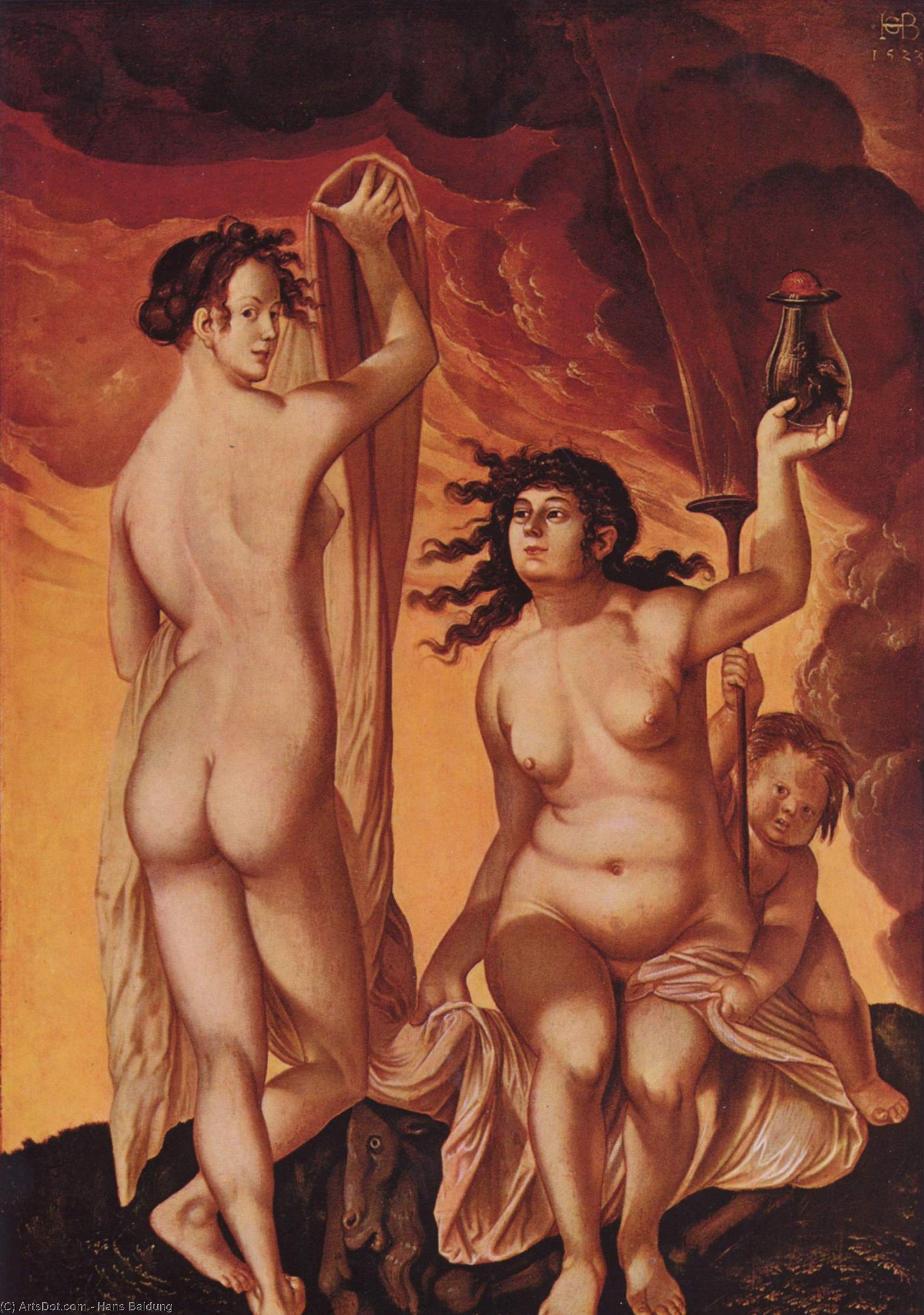 Two Witches — Hans Baldung Grien