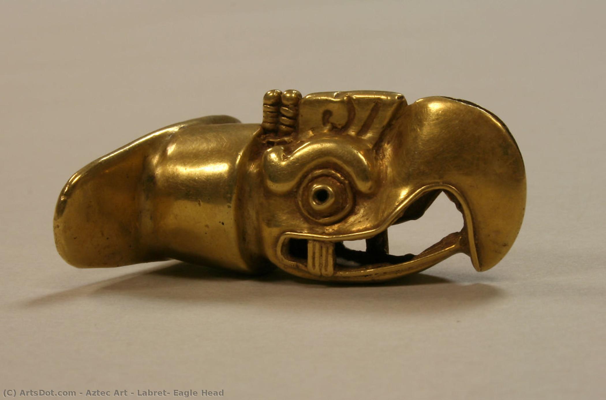 Labret, Eagle Head — Aztecká Říše