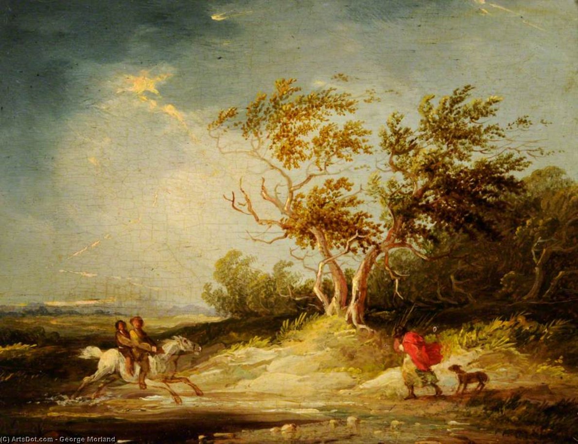 The Approaching Storm — George Morland