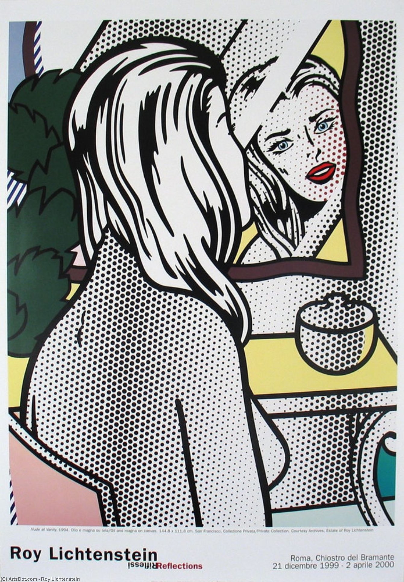 Nude At Vanity — Royas Lichtenšteinas
