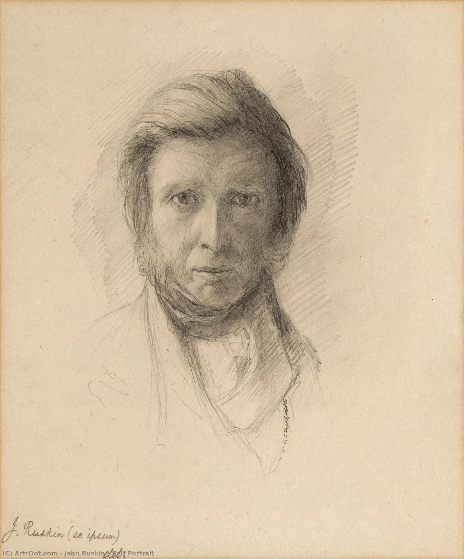 Self Portrait — John Ruskin