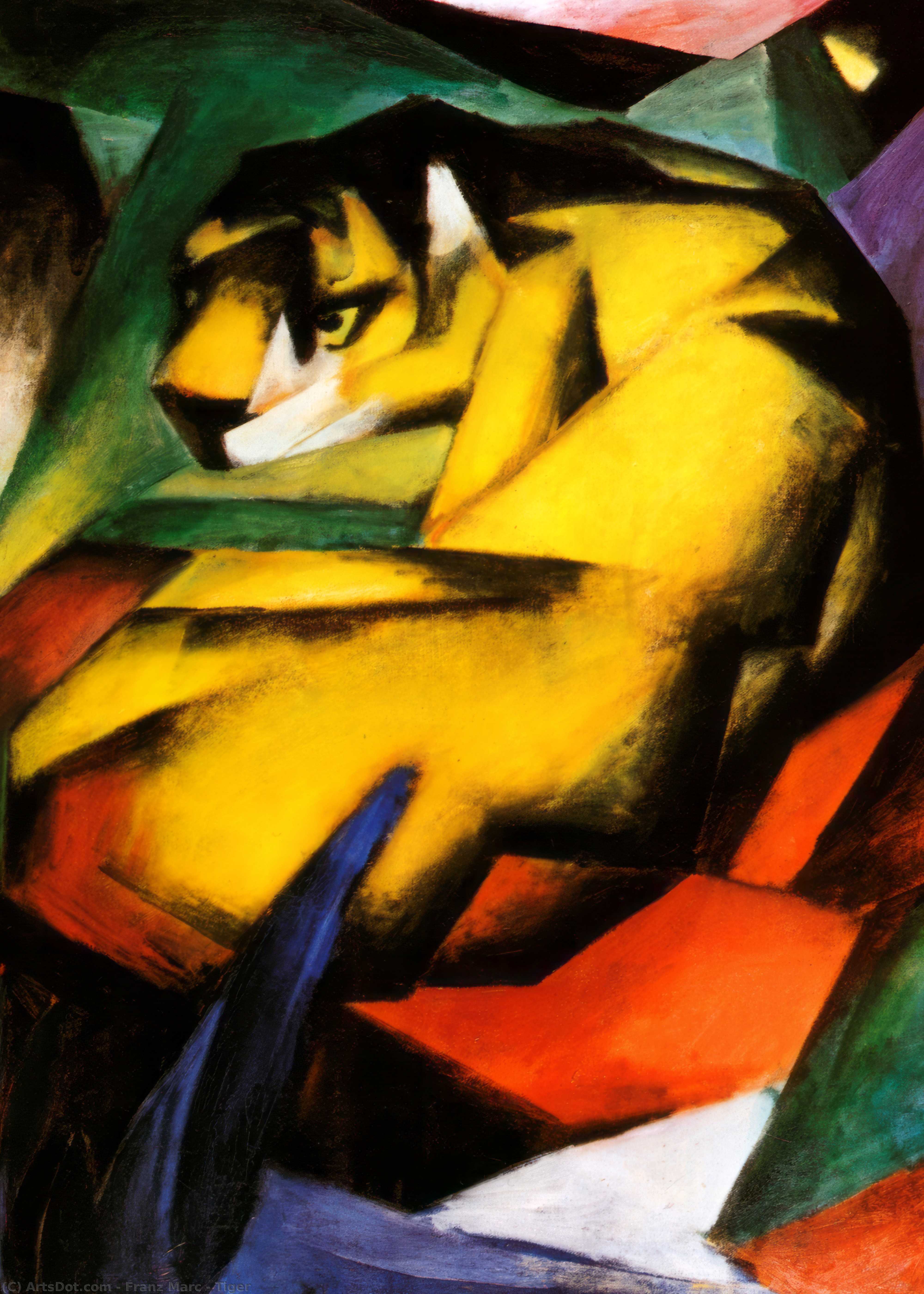 Franz Marc - Tigre