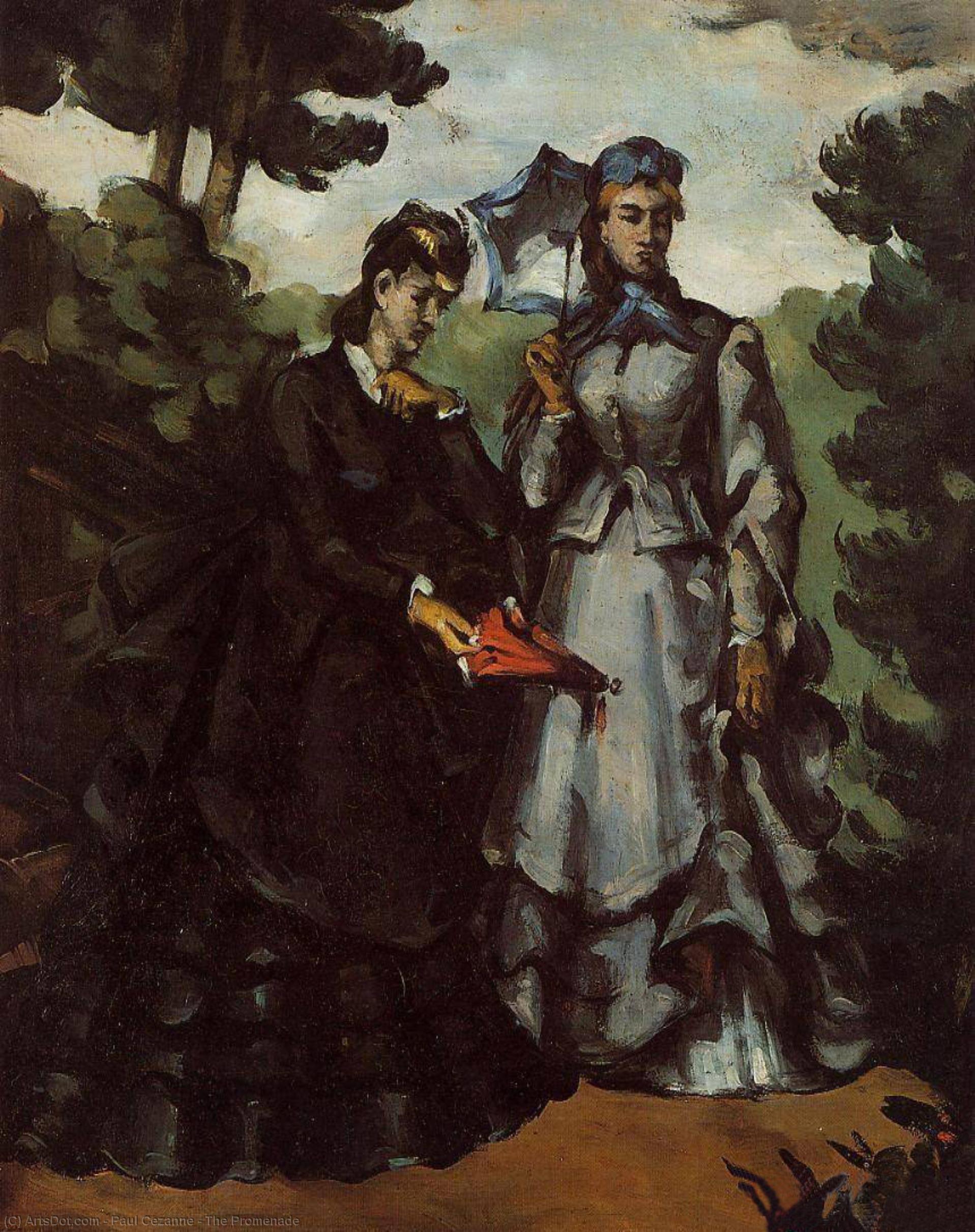 Поль Сезанн - The Promenade