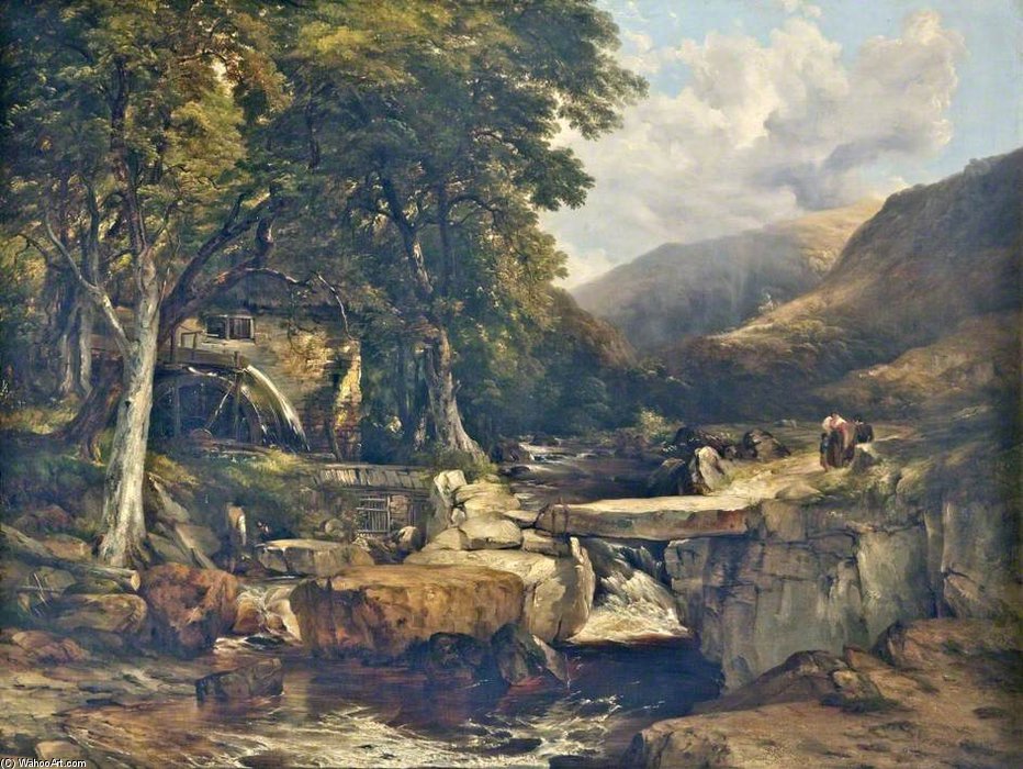 Frederick Richard Lee - River Teign, Devonshire