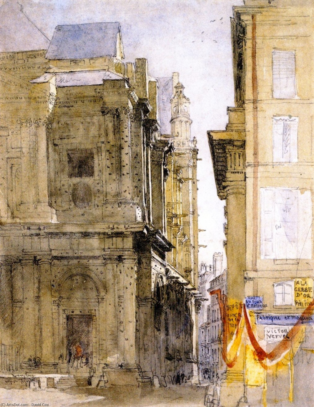 St. Eustache, Paris — David Cox