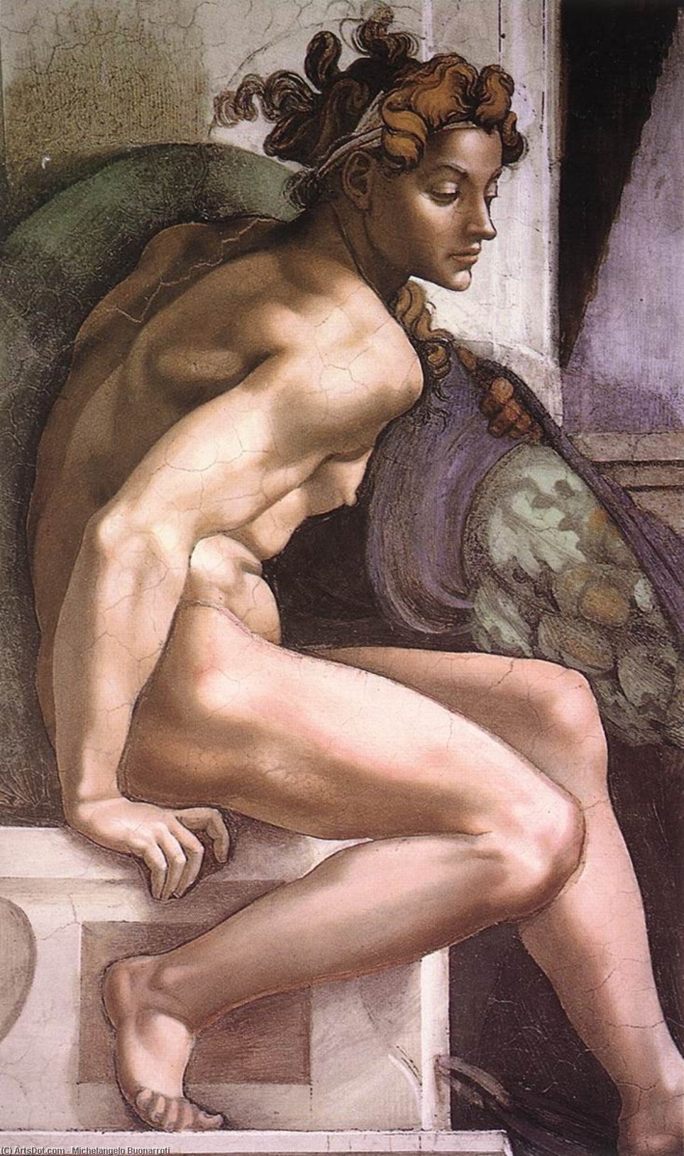 Michelangelo Buonarroti - Ignudo (22)