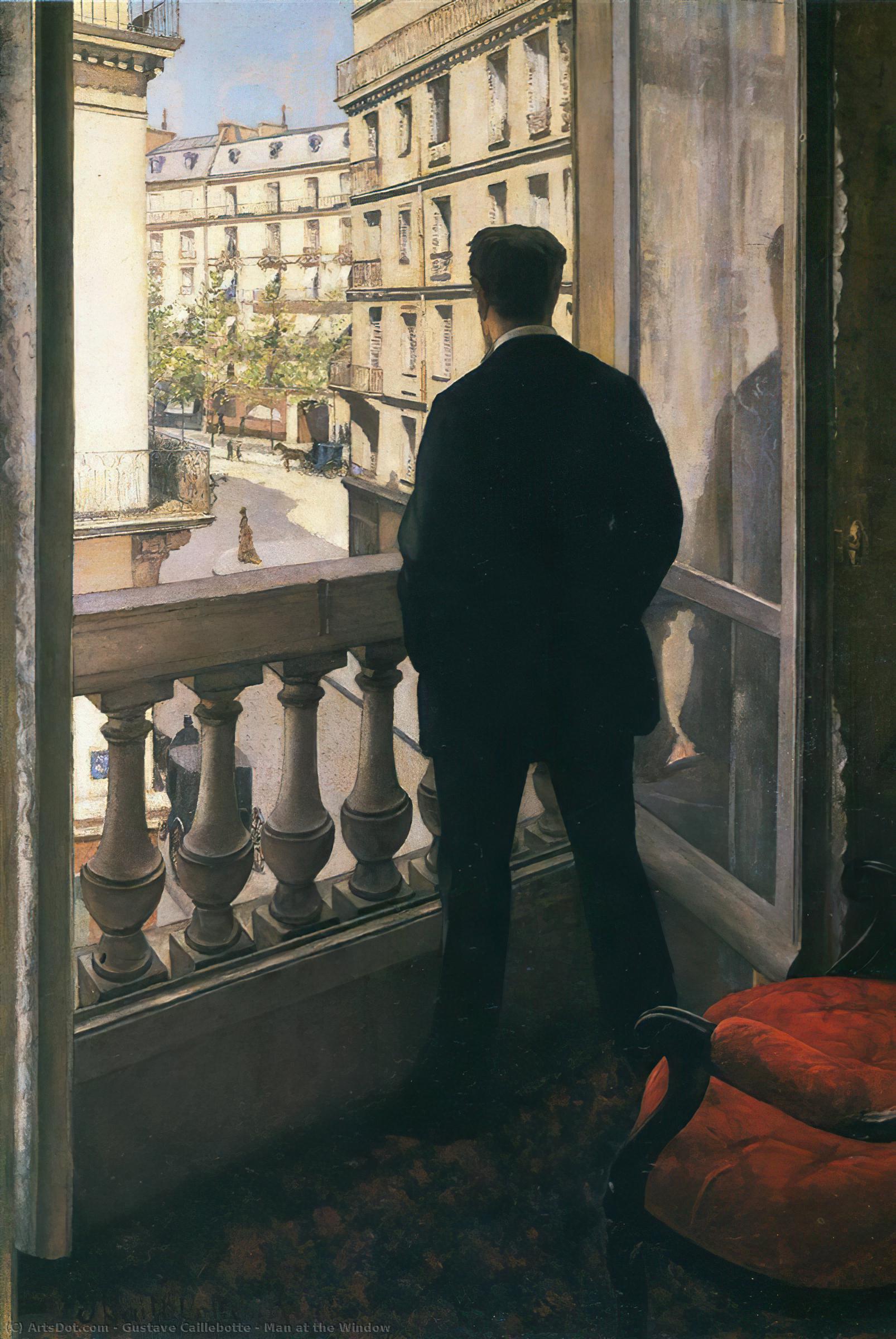Gustave Caillebotte - Mand ved vinduet