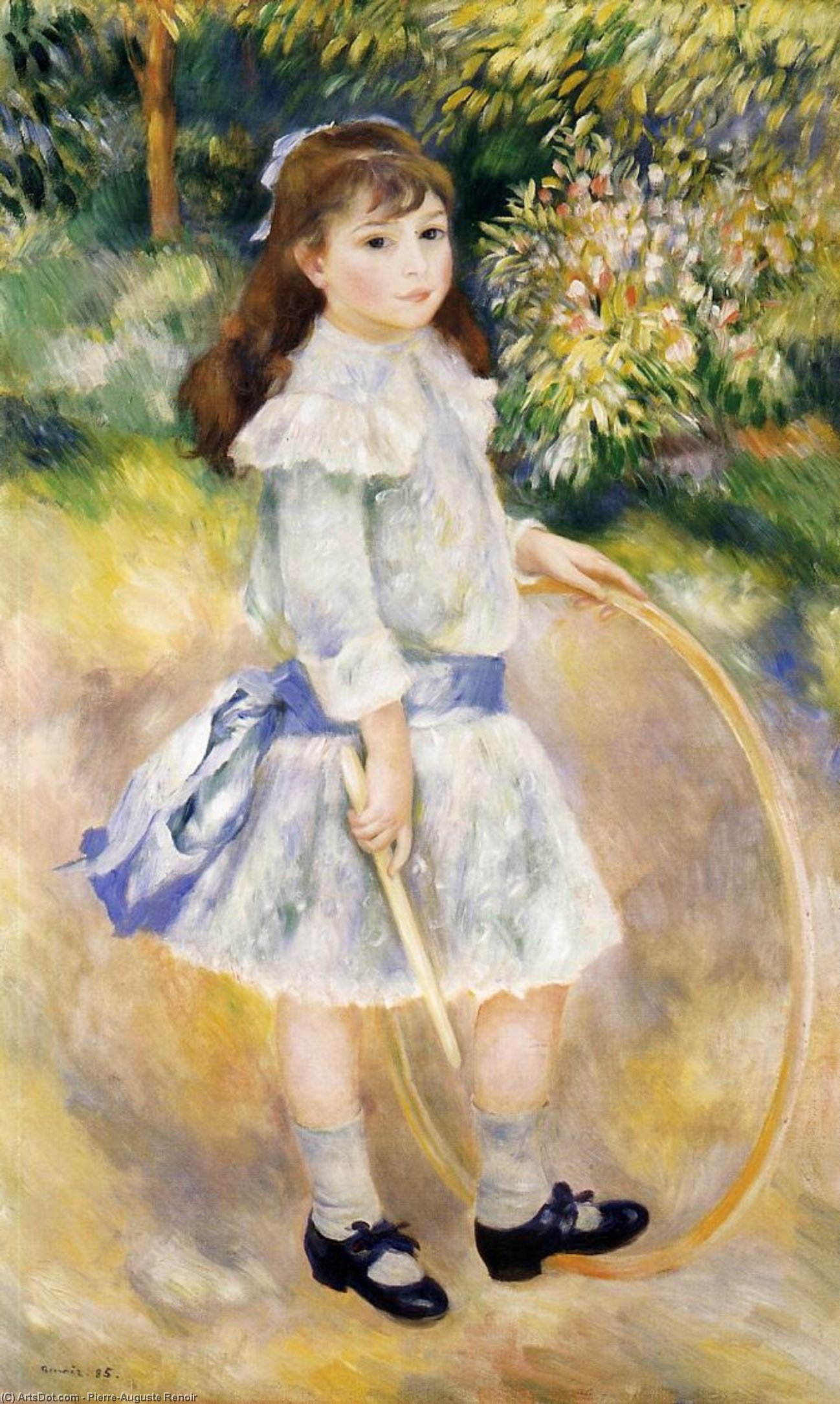 Pierre-Auguste Renoir - La niña con un aro