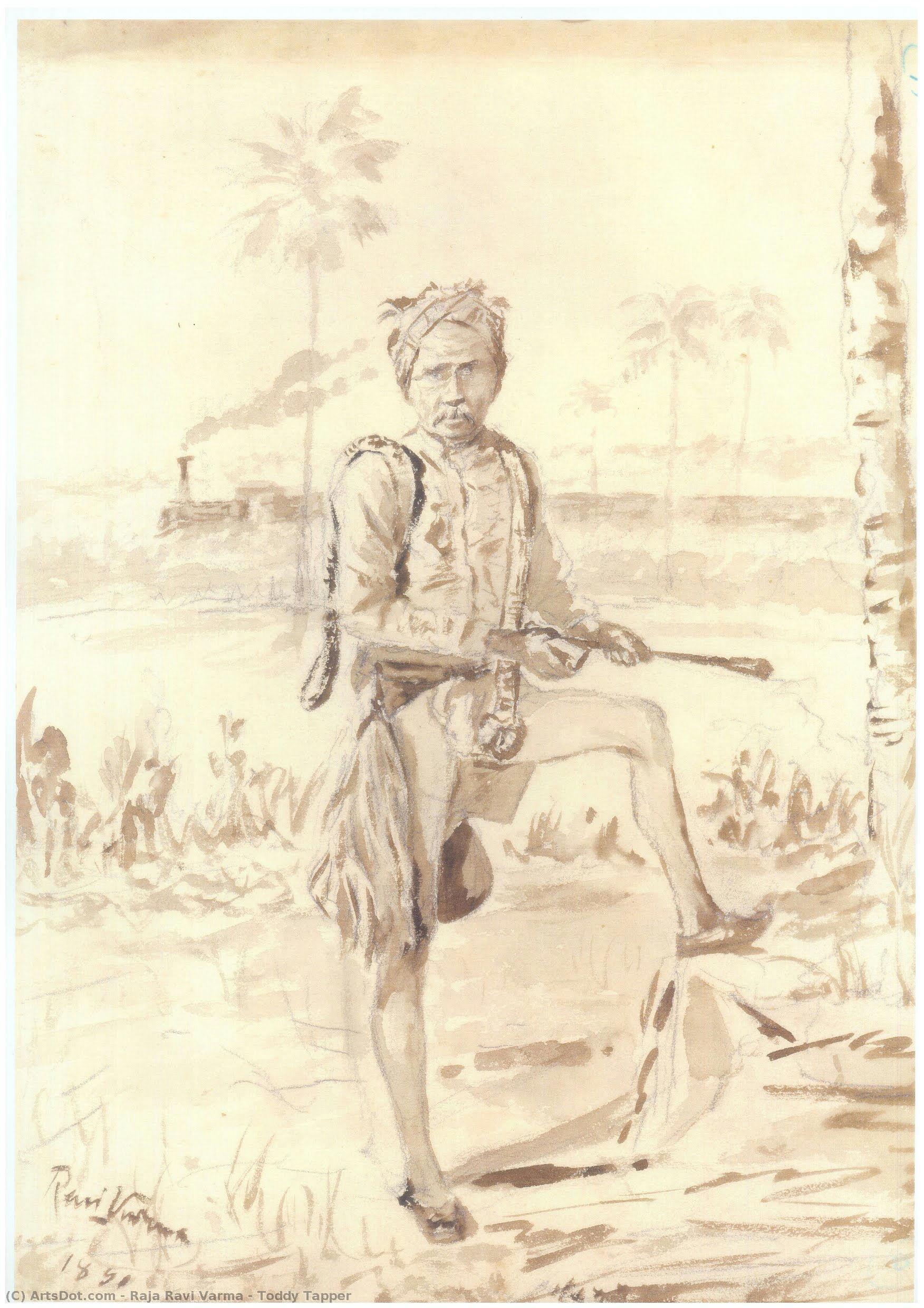 Raja Ravi Varma - Toddy Tapper