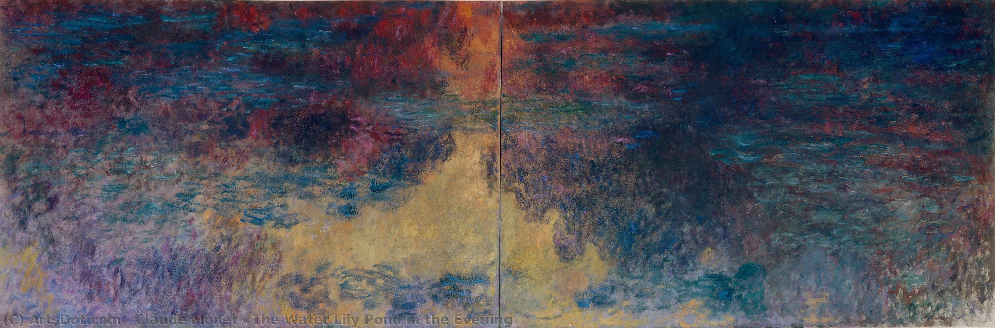 Ninfea Al Tramonto — Claude Monet
