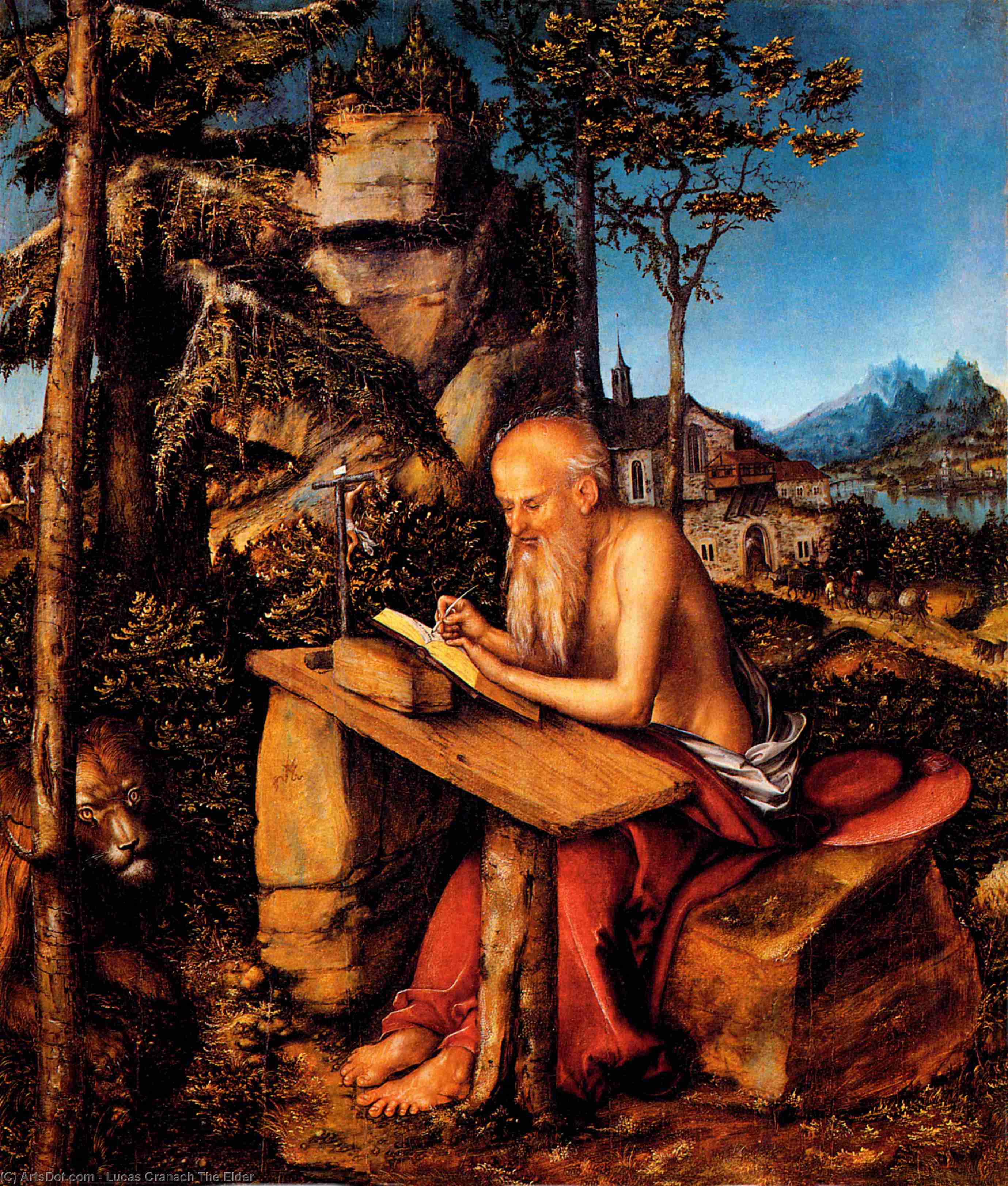 Saint Jerome — Lucas Cranach Den Ældre