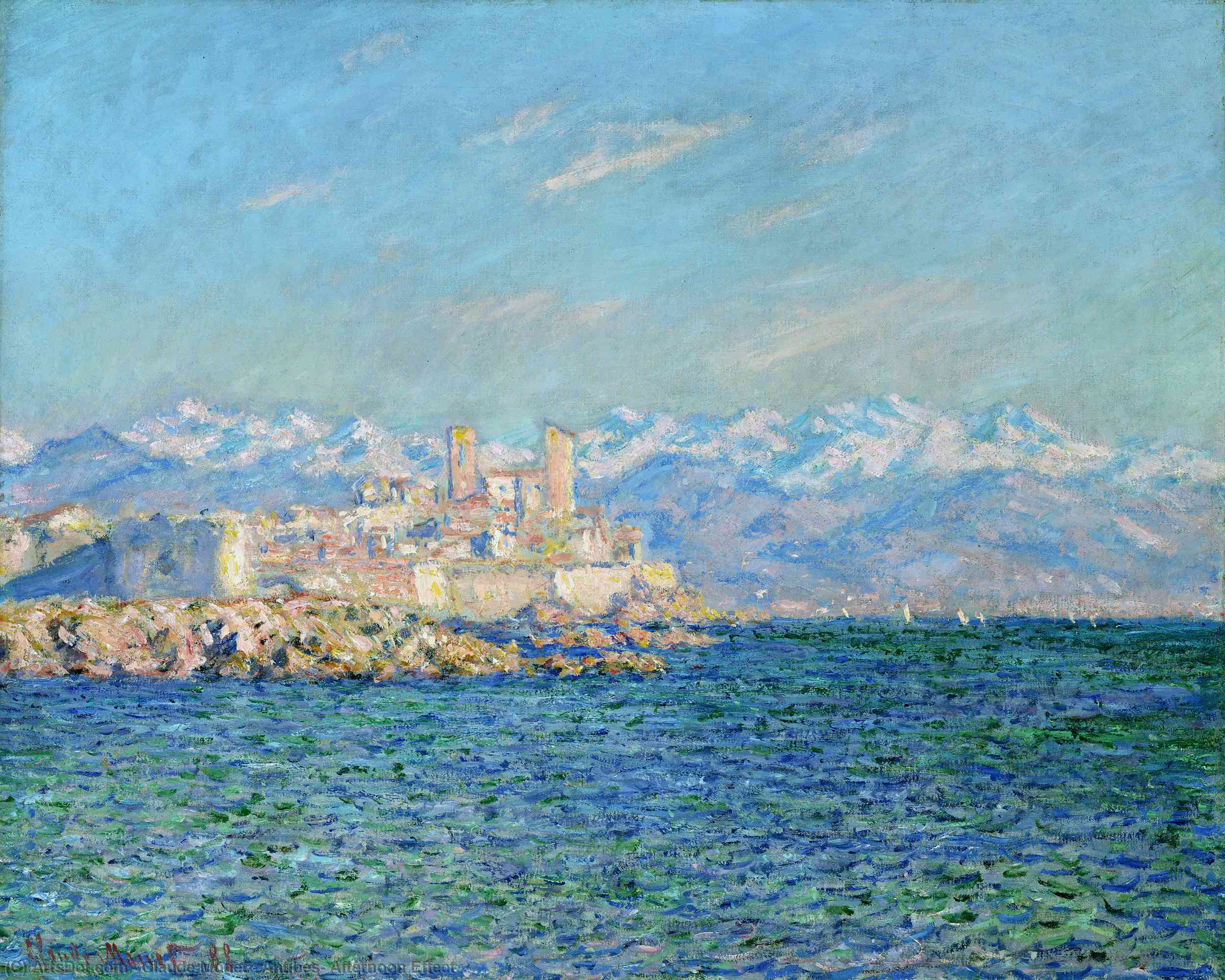 Antibes, Afternoon Effect — Claude Monet